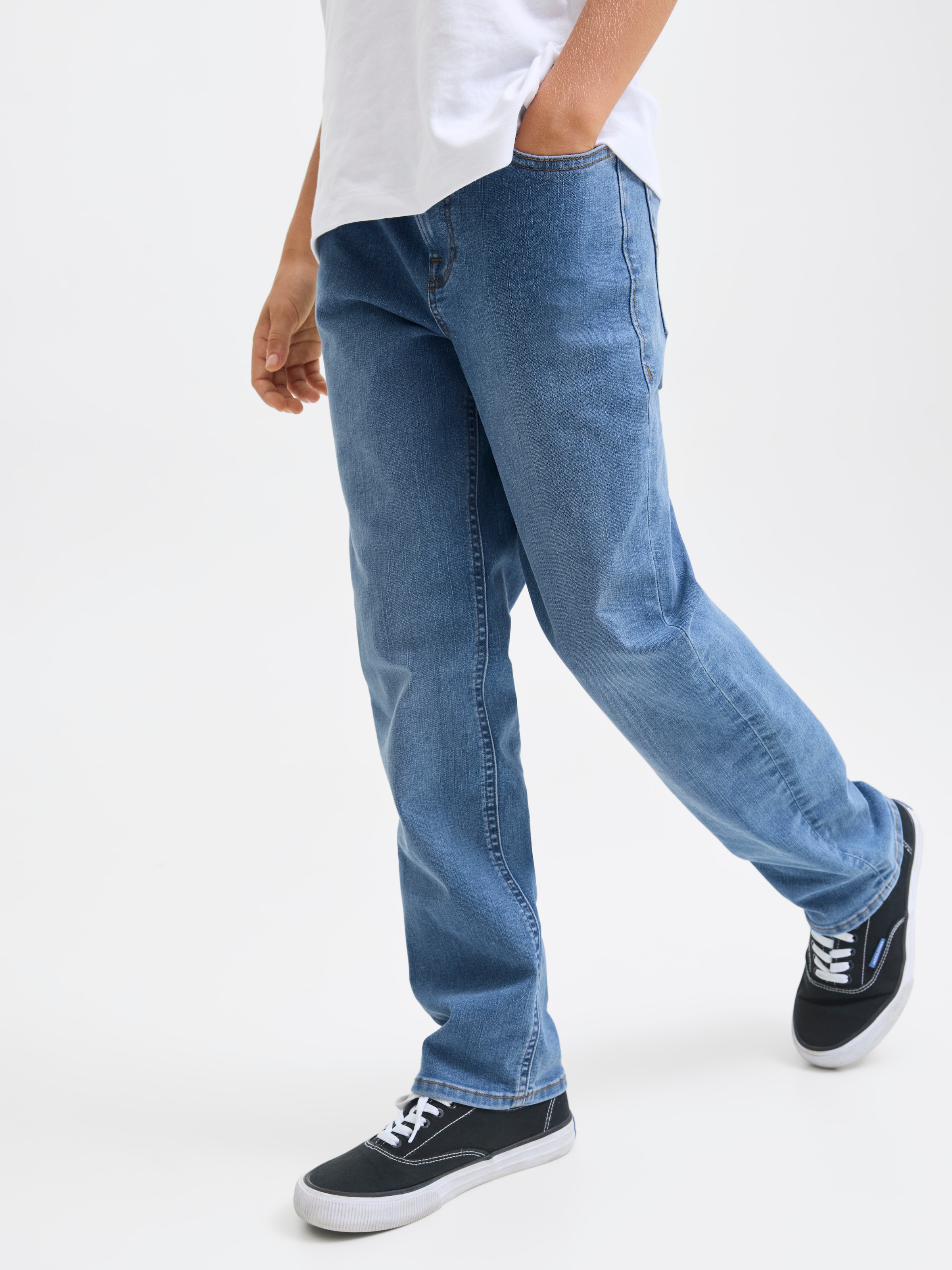 Jack & Jones Junior Jeans coupe régulière »JJICLARK JJORIGINAL SQ 452 JNR«