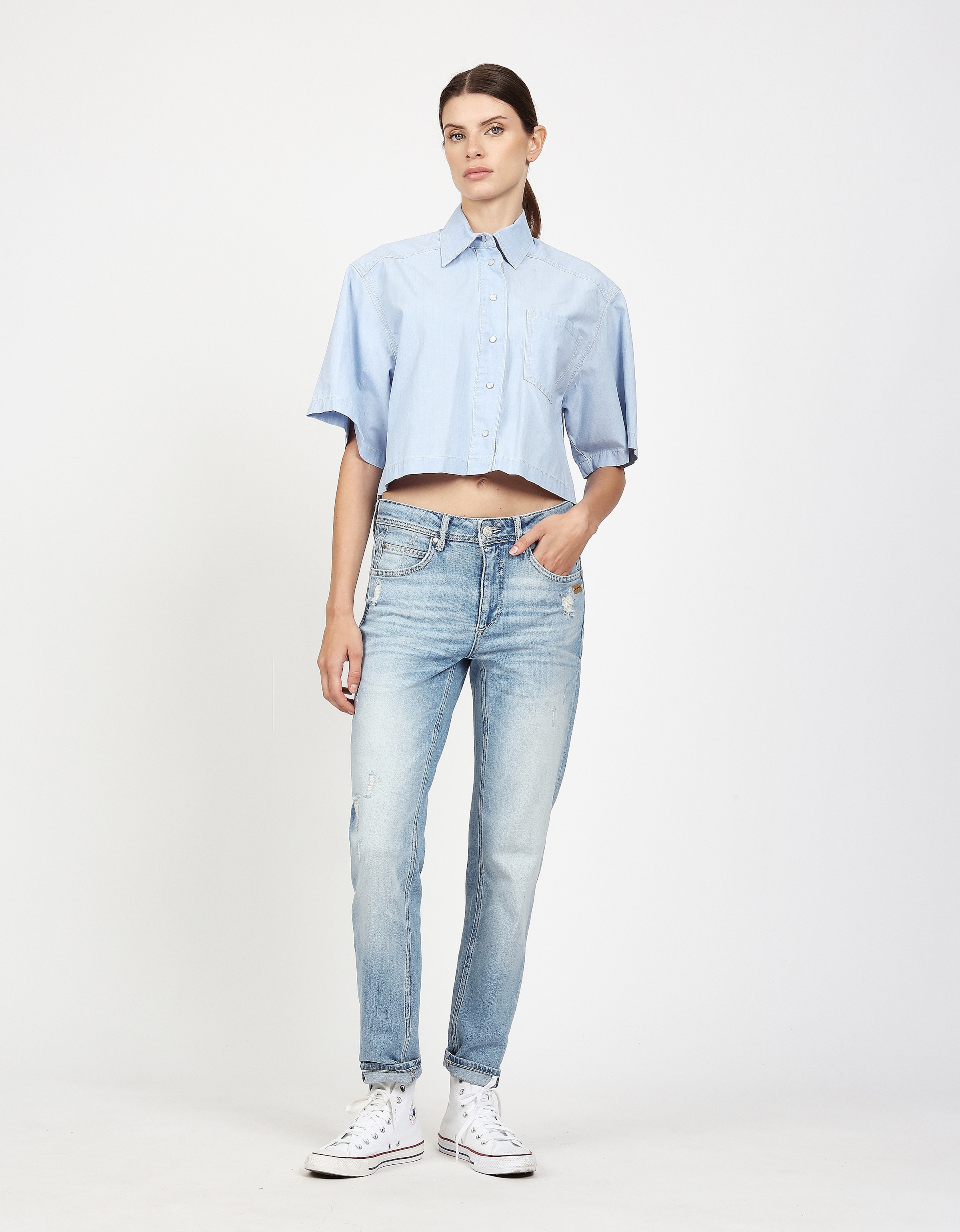 GANG Jeans à 5 poches »94ADELA« im Relaxed Fit