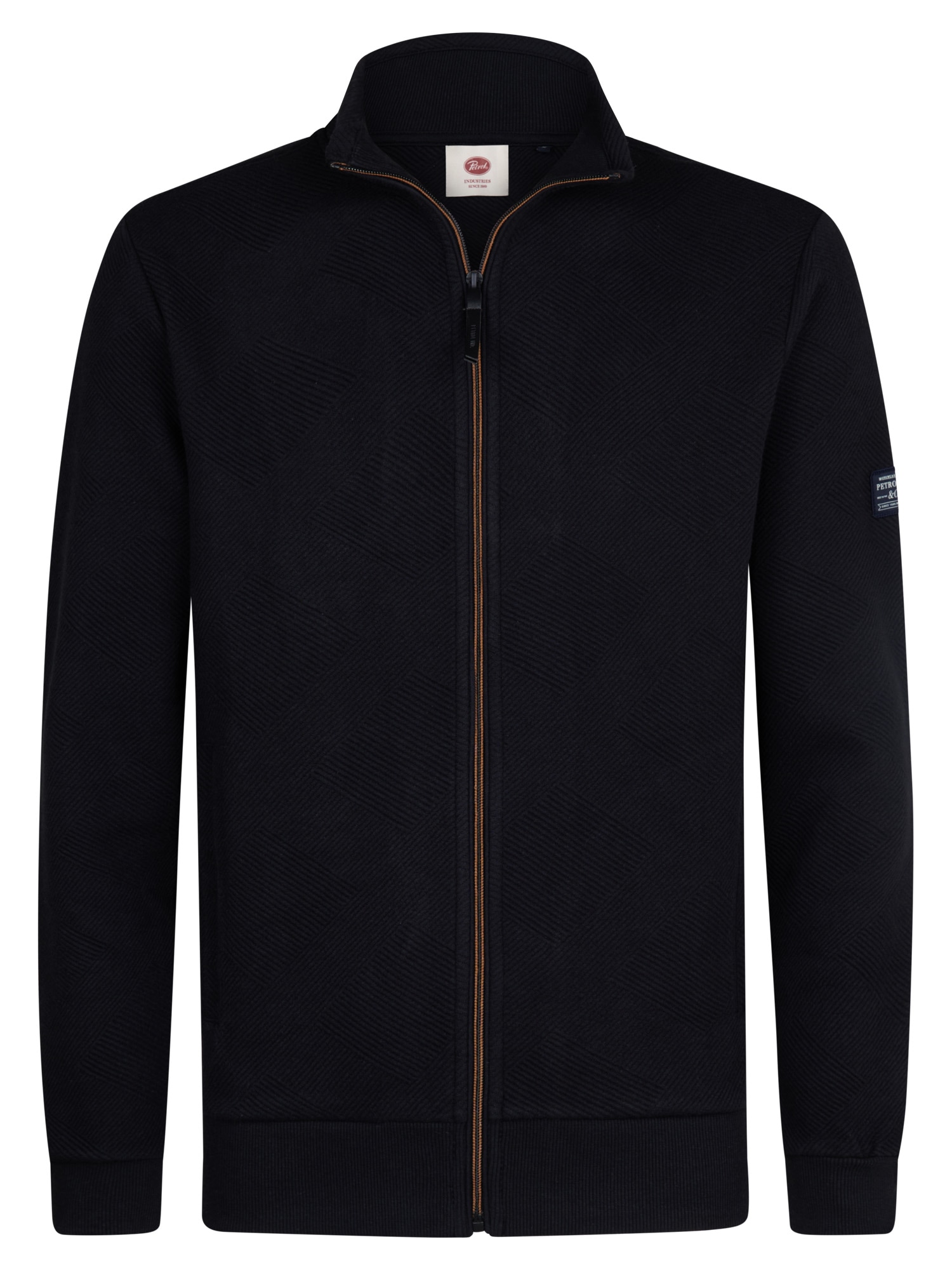 Petrol Industries Veste sweat motif structurel graphique