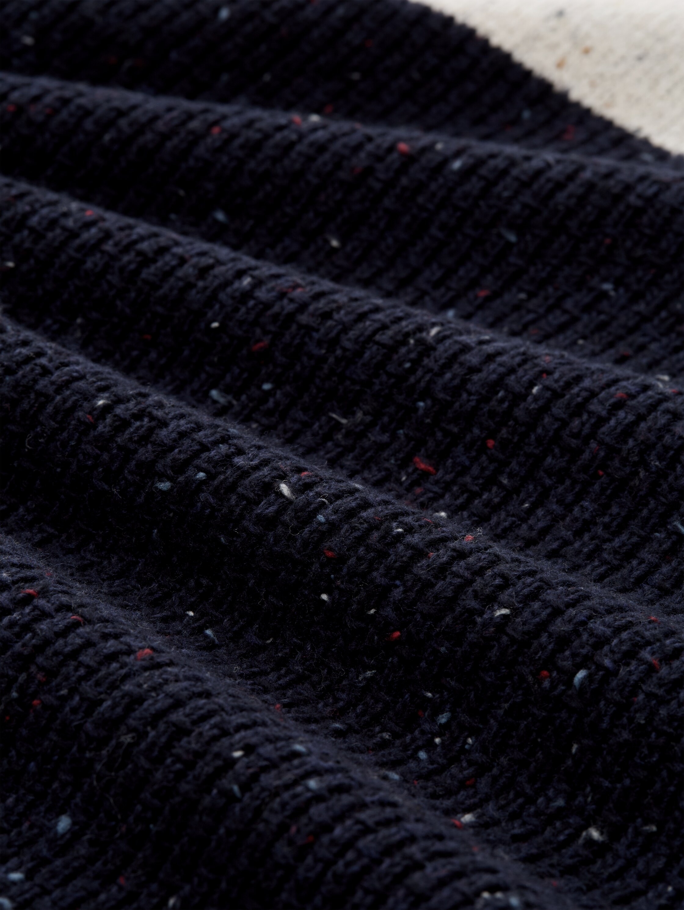 TOM TAILOR Troyer mit Logo Stickerei