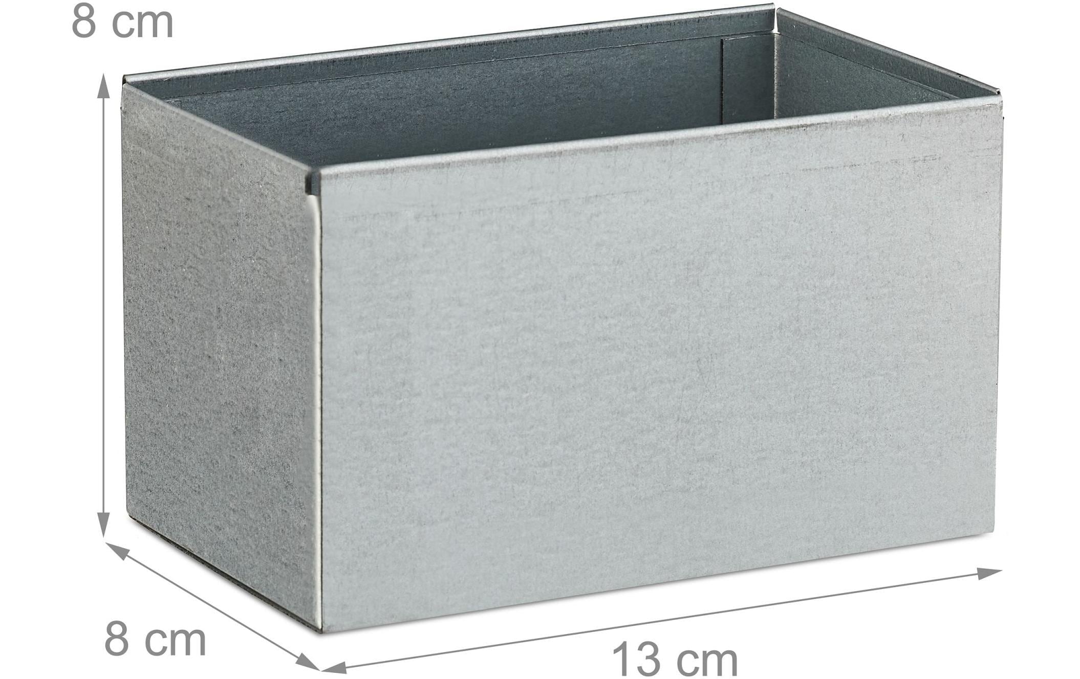 relaxdays Cendrier »für aussen Schwarz/Silber« 1 Behälter