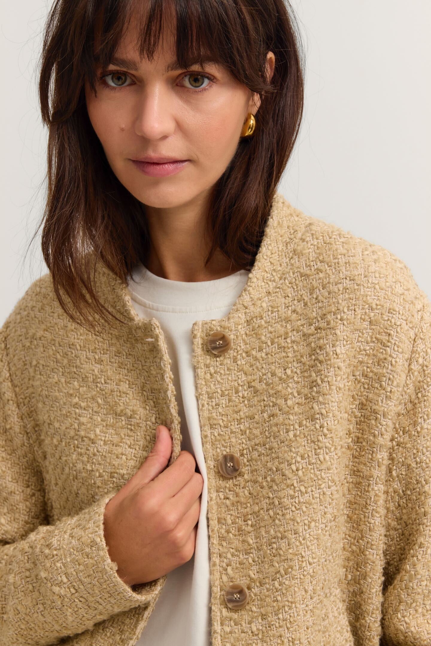 bugatti Veste courte »Hochwertig« Boucle in Blouson-Style