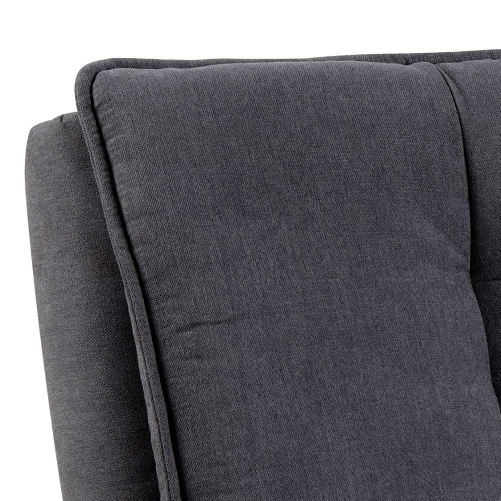 ACTONA GROUP Canapé-lit »VANBY Couch, Gästebett,  Liegesofa mit Microfaserbezug, Schlaffunktion« canapé-lit, gris, tissu, acier, fonction Click & Clack, largeur : 196 cm