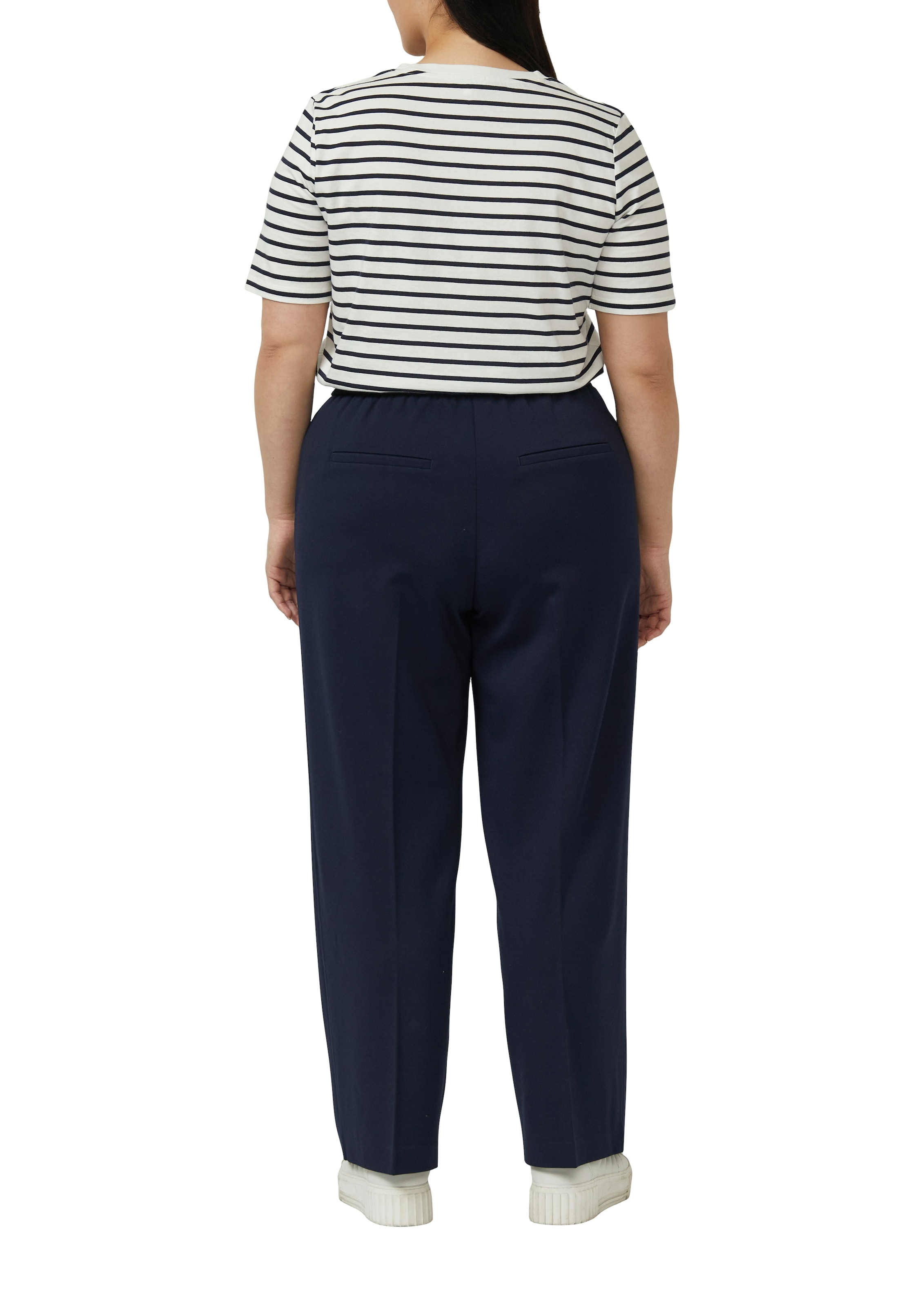 s.Oliver CURVE Pantalon à pinces  avec viscose et stretch/grandes tailles