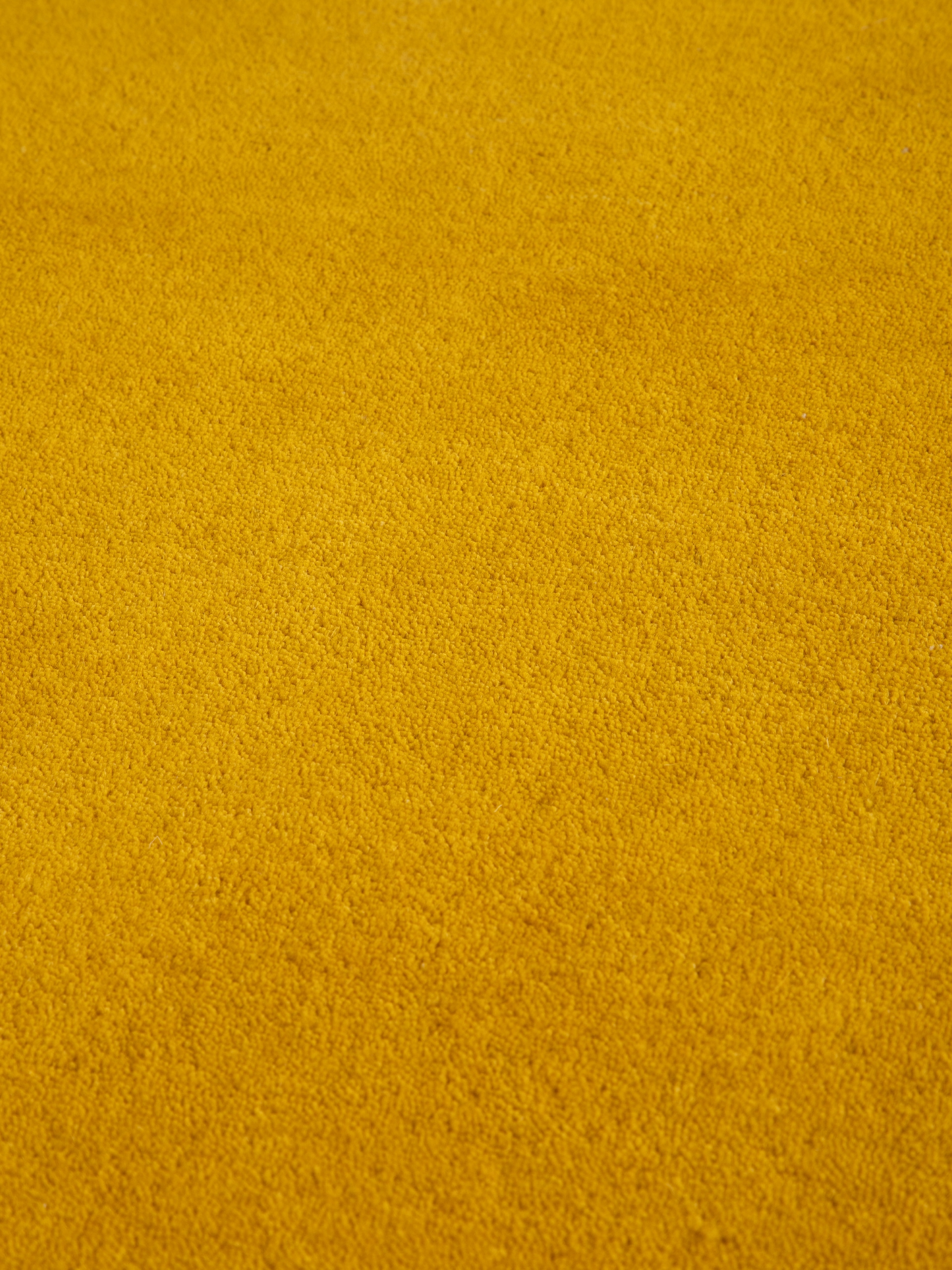 carpetfine Tapis en laine »Gabbeh Lola Uni« Rond 14 mm Höhe mit natürlichem Pflanzenmaterial von Hand gewebt, auch als Läufer