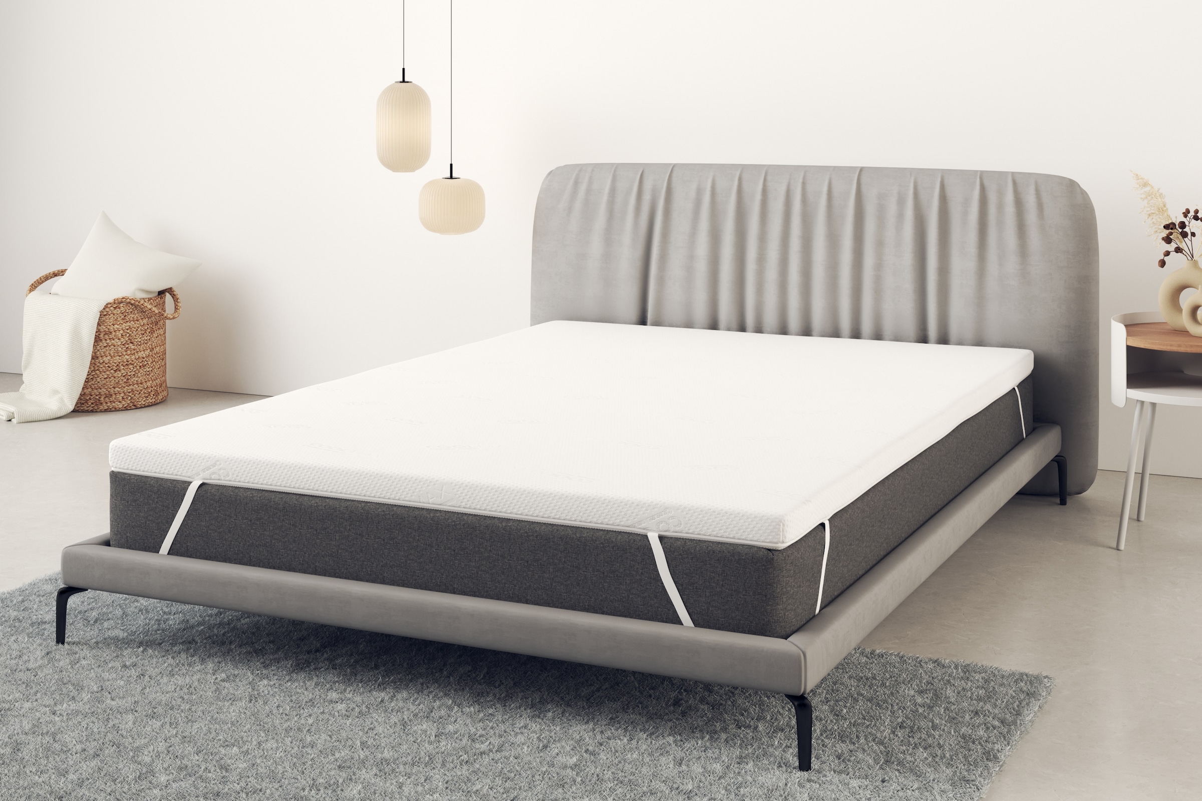 GOODproduct Topper »Lasse, Topper 90x200 cm,180x200 cm & mehr« Matratze, Boxspringbett, ergonomisch, langlebige Qualität (RG 39)
