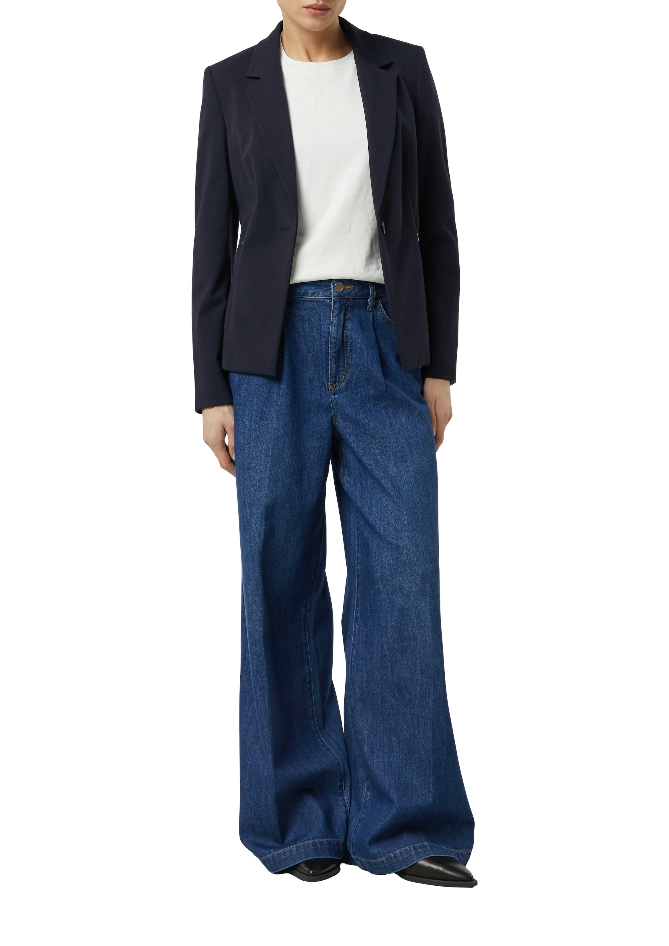 Comma Veste blazer mit Reverskragen und 1-Knopf-Verschluss
