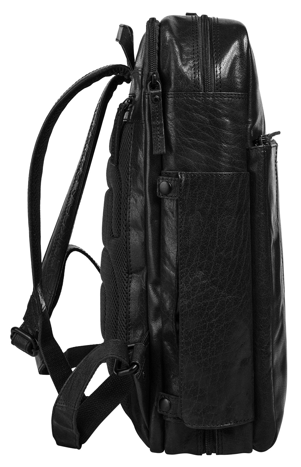 Spikes & Sparrow Laptoprucksack »SPIKES & SPARROW Herren, Damen echt Leder« echt Leder