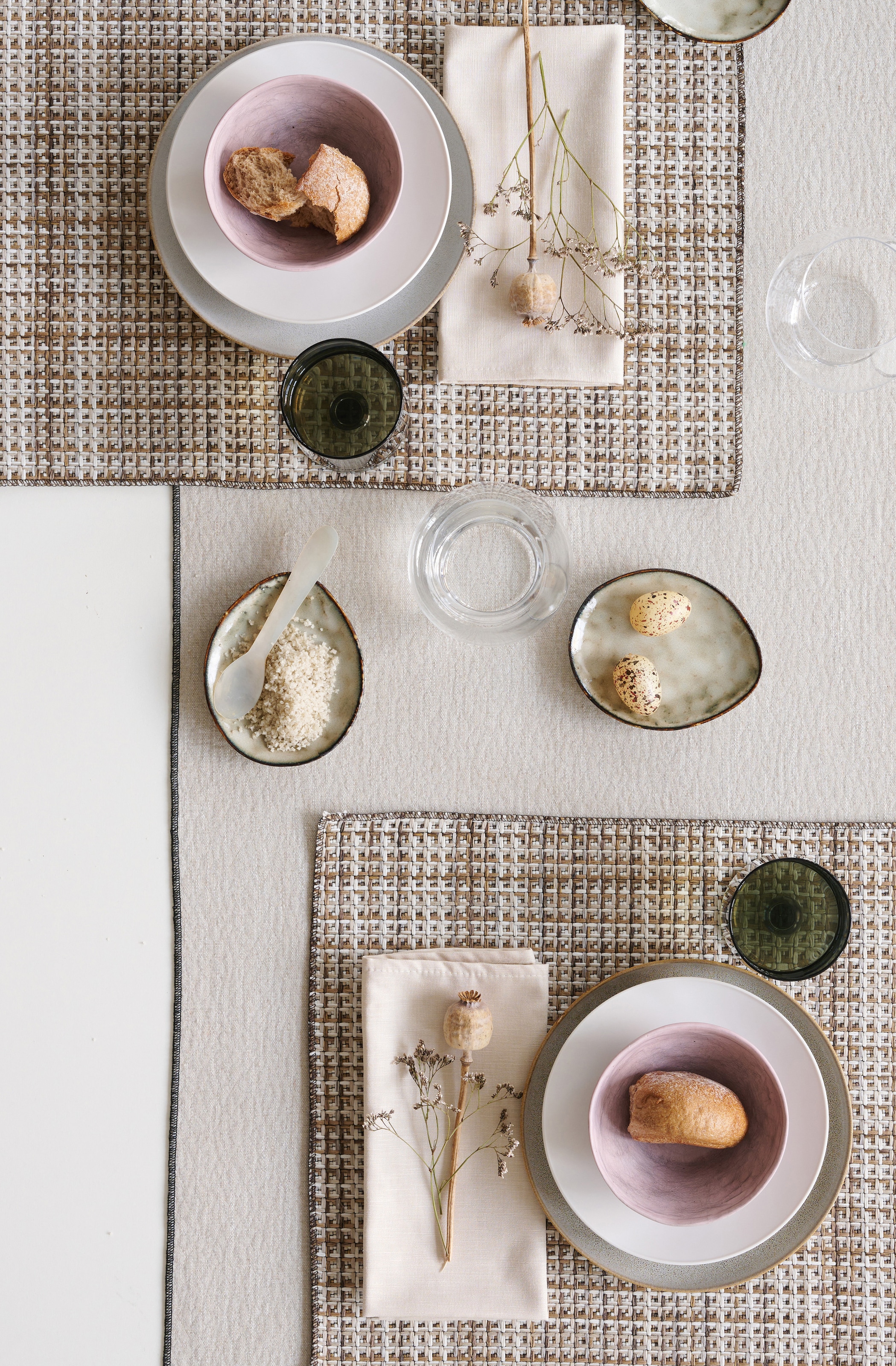 APELT Set de table »Cona« avec bord festonné
