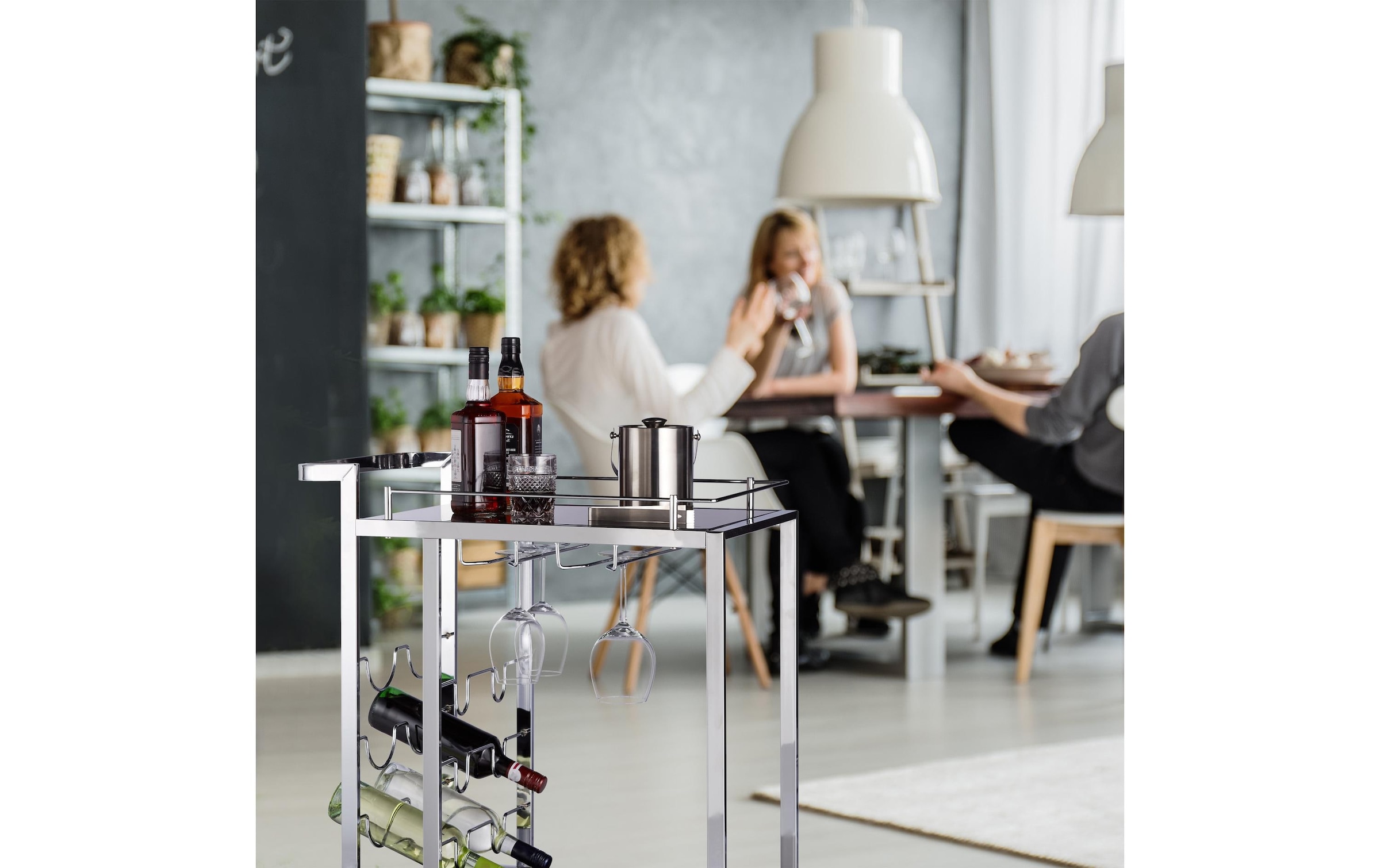 relaxdays Servierwagen »Baron 75 x 40 x 70 cm«