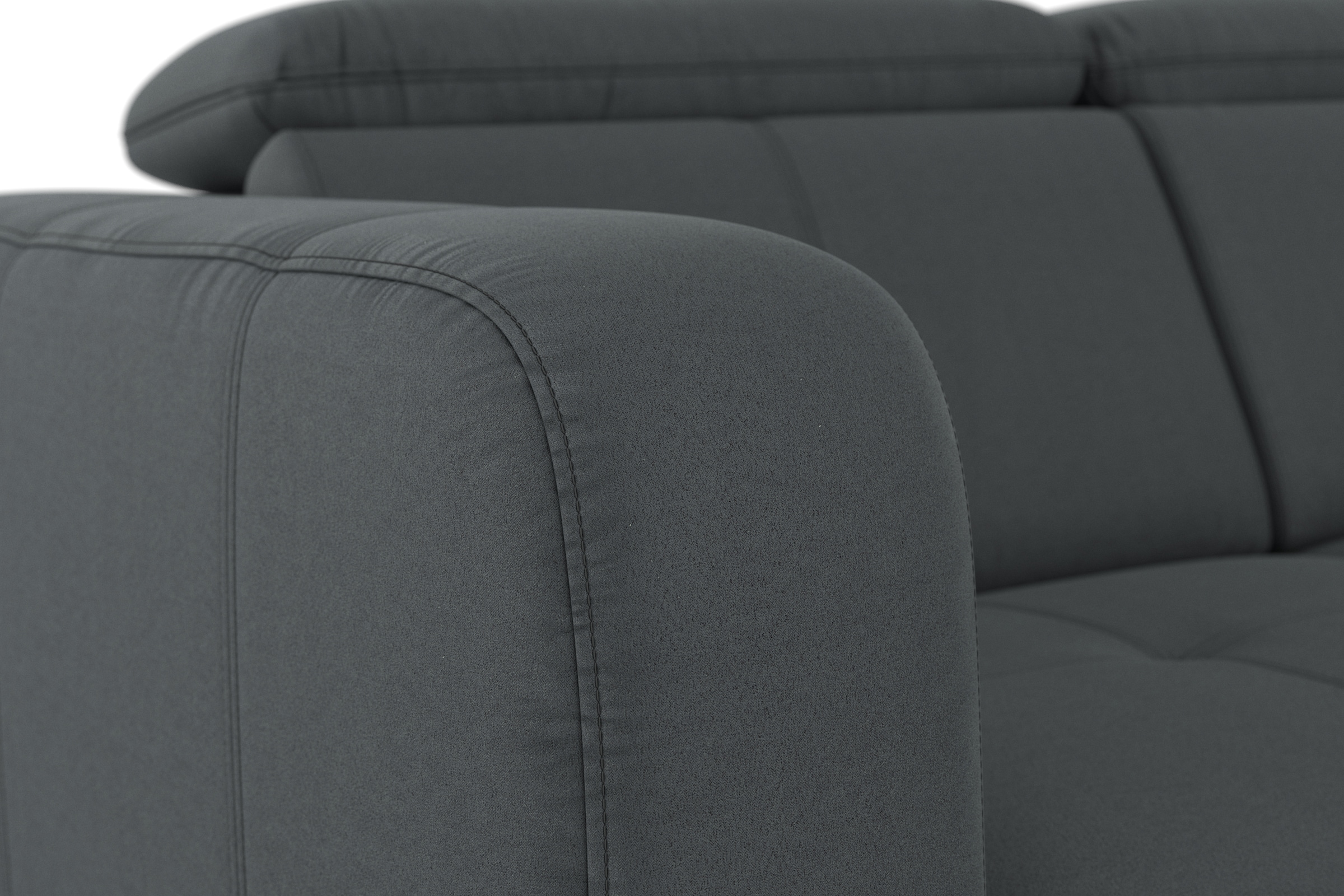 sit&more Ecksofa »Belluci L-Form« inklusive Federkern, wahlweise mit Bettfunktion und Bettkasten