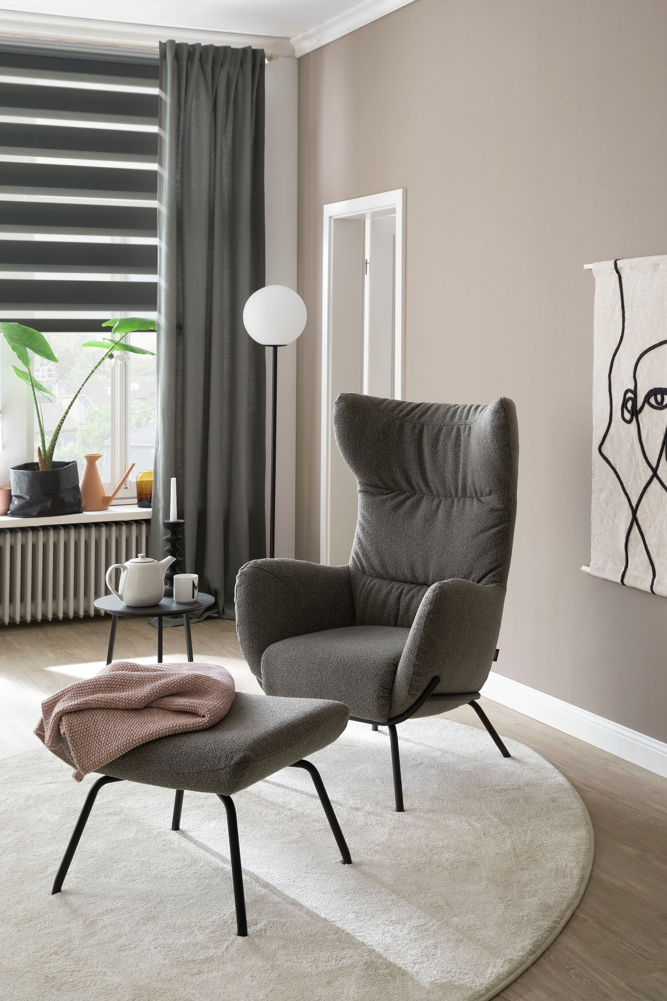 SCHÖNER WOHNEN-Kollektion Store double »Tilda« transparent Avec perçage / sans perçage suspendu librement geklemmt, silberne oder weisse Rollo-Technik