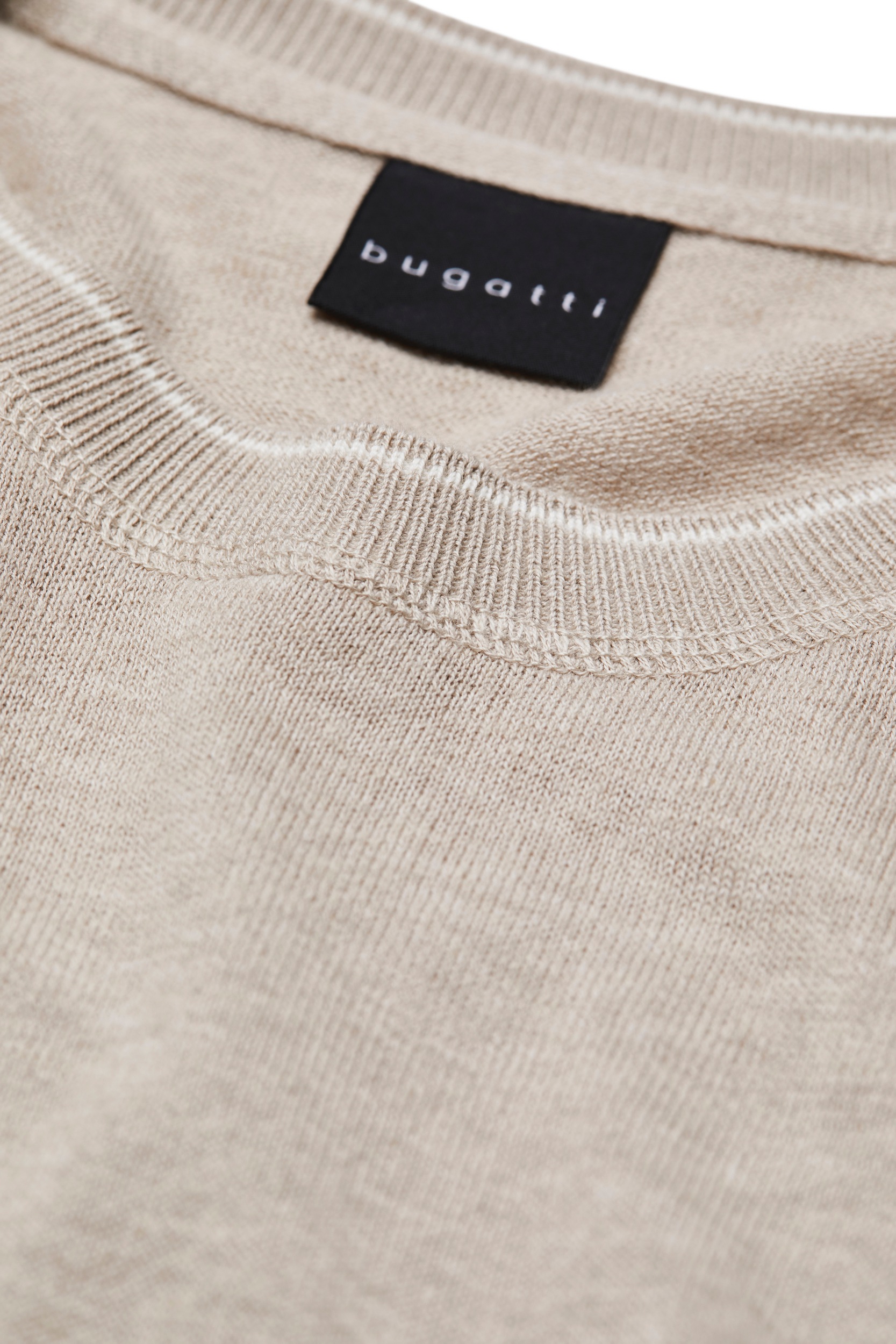 bugatti T-Shirt mit Kontraststreifen