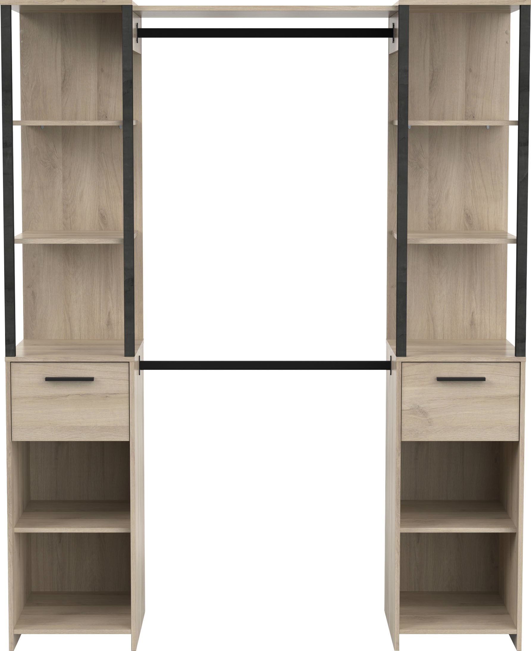 Demeyere GROUP Armoire à rideaux »Gary« L/H/P env. 160/200/50 cm,  Design peu encombrant,