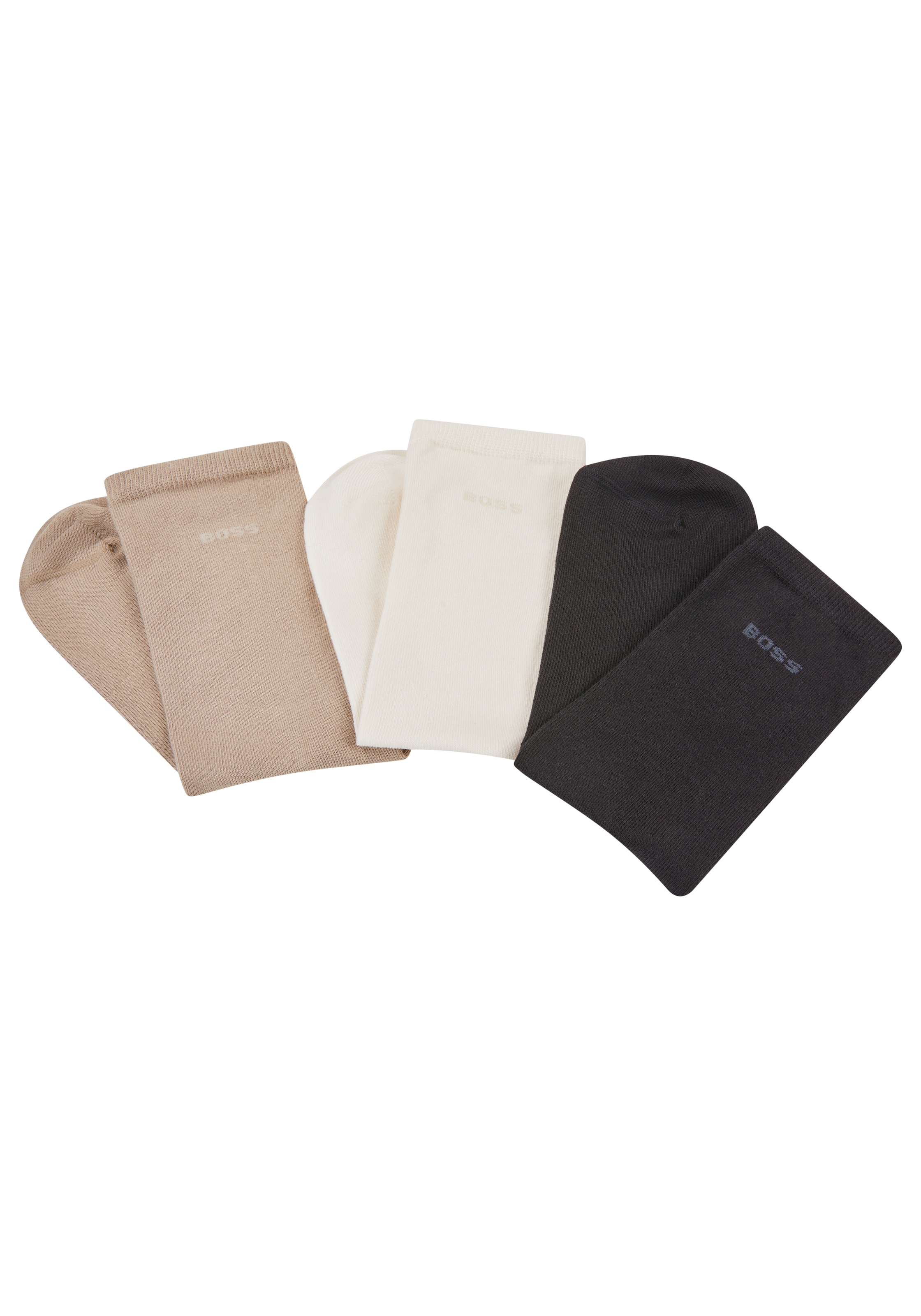 BOSS Freizeitsocken 3 Stk. tlg. mit Logoschriftzug