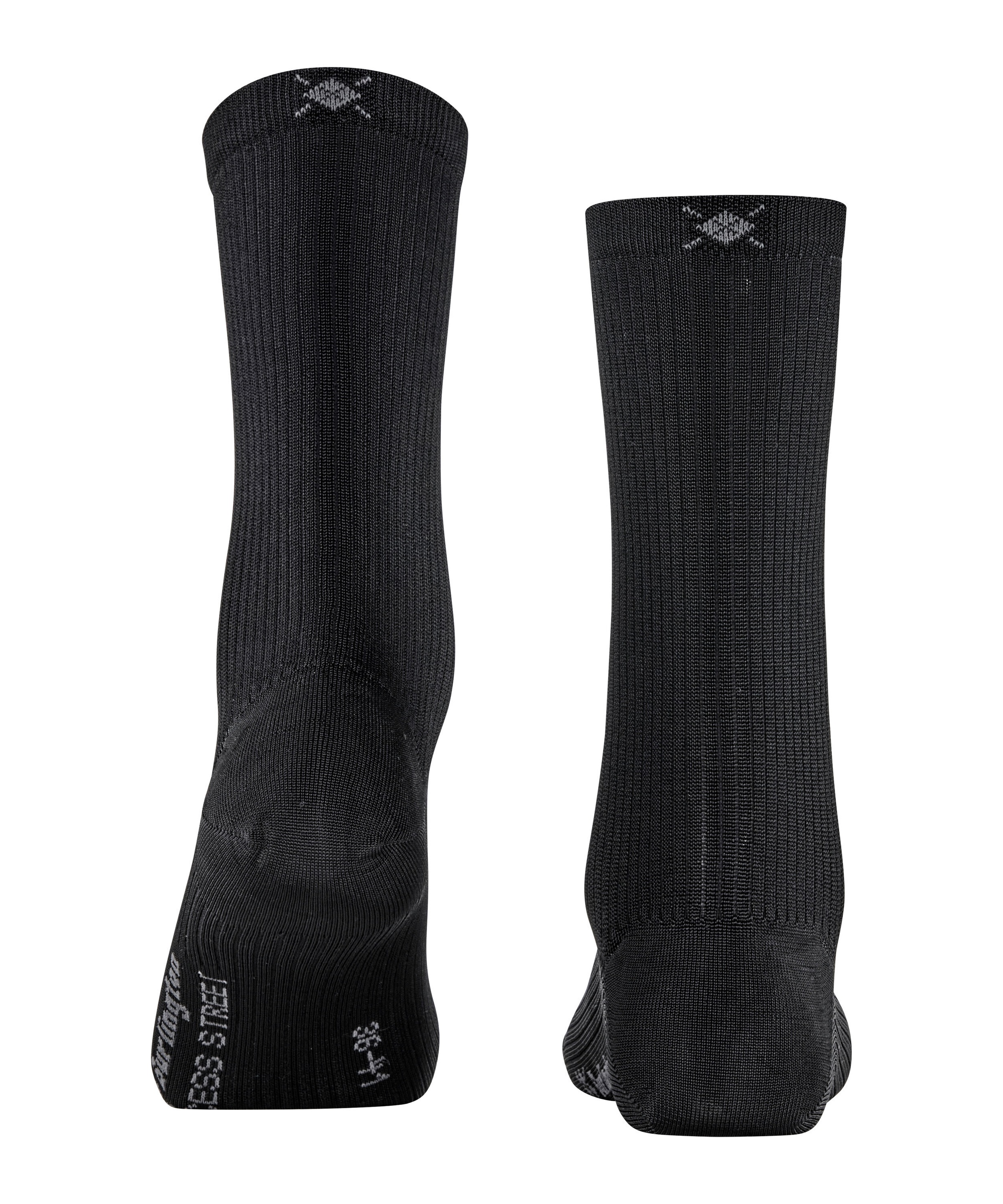 Burlington Chaussettes »Princess Street« Taille unique 36-41, structure côtelée fine, mélange viscose