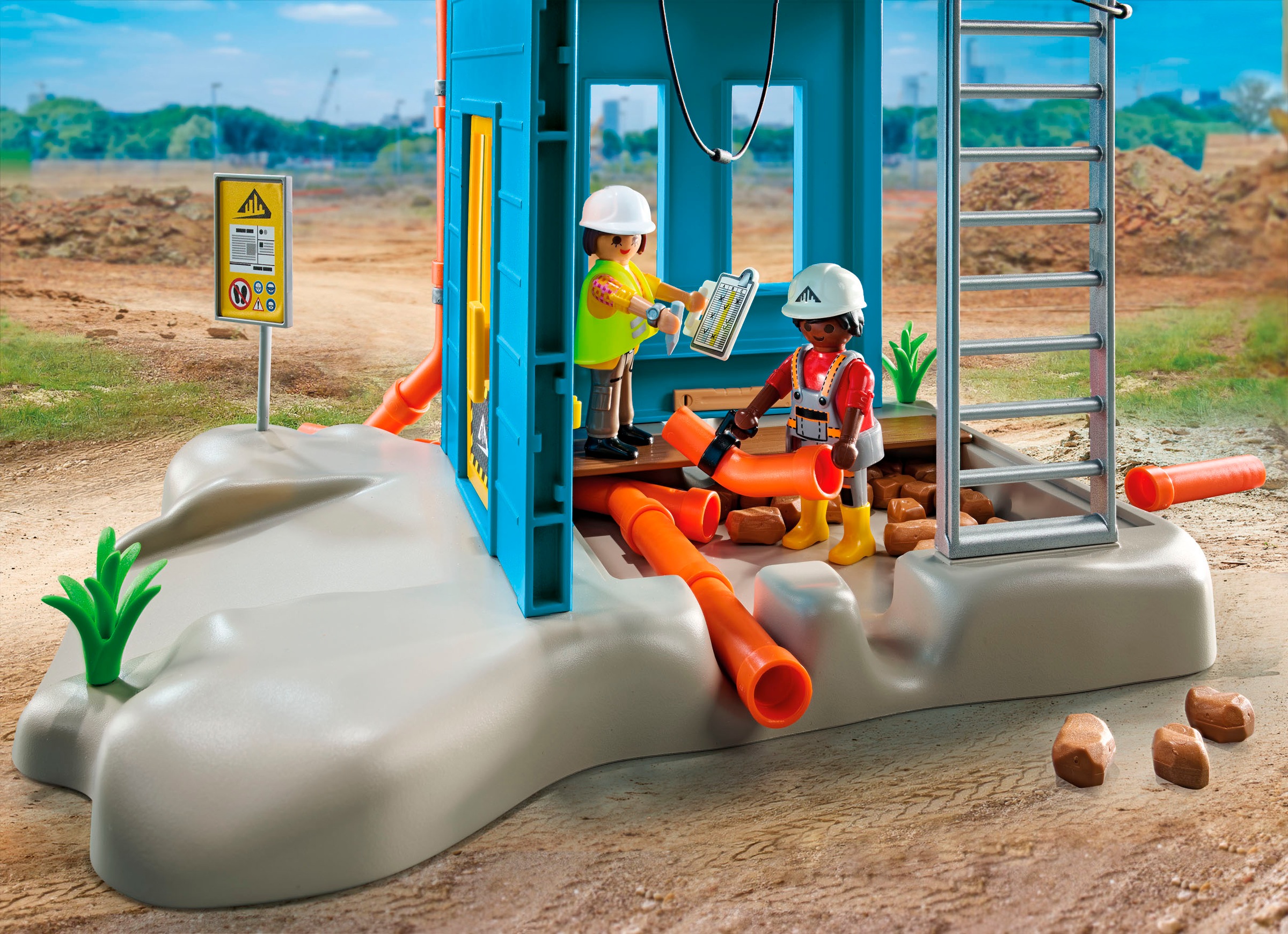 Playmobil® Jeu de construction »Baustelle (71650), Action Heroes« Made in Europe