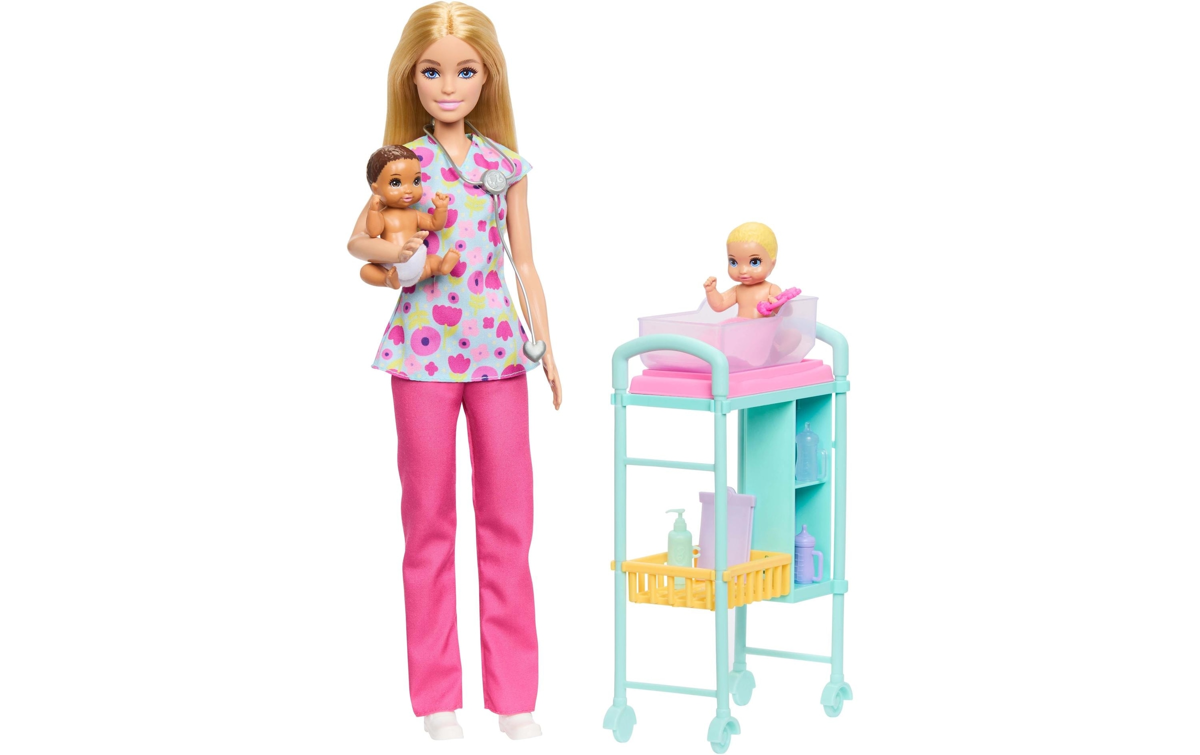 Barbie Poupée à habiller »Barbie Nurturing Spielset - Kinderärztin«