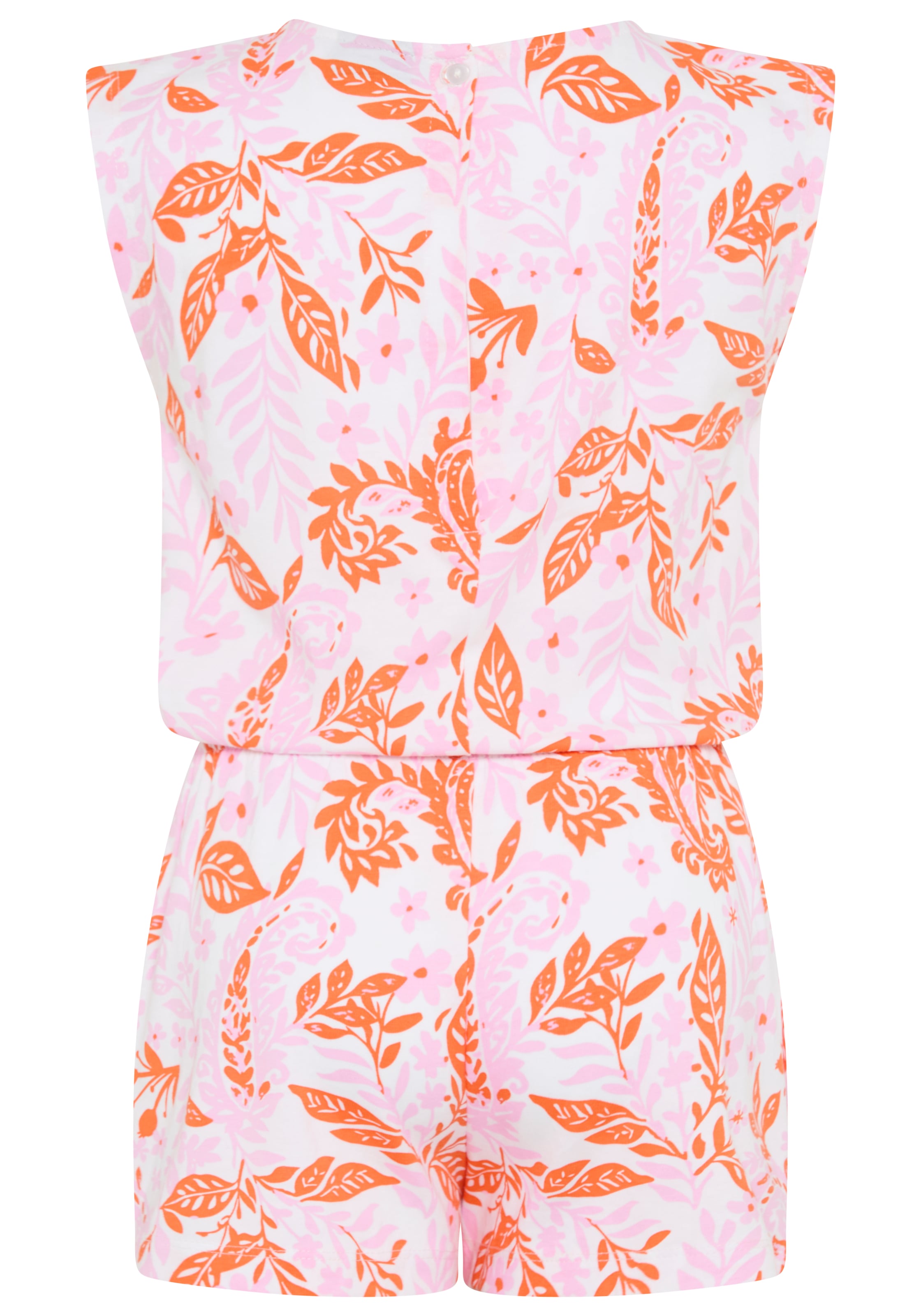 KIDSWORLD Jumpsuit »Kurzer Overall mit Paisley-Druck« mit Paisley- und Blumenprint, aus weichem Single Jersey