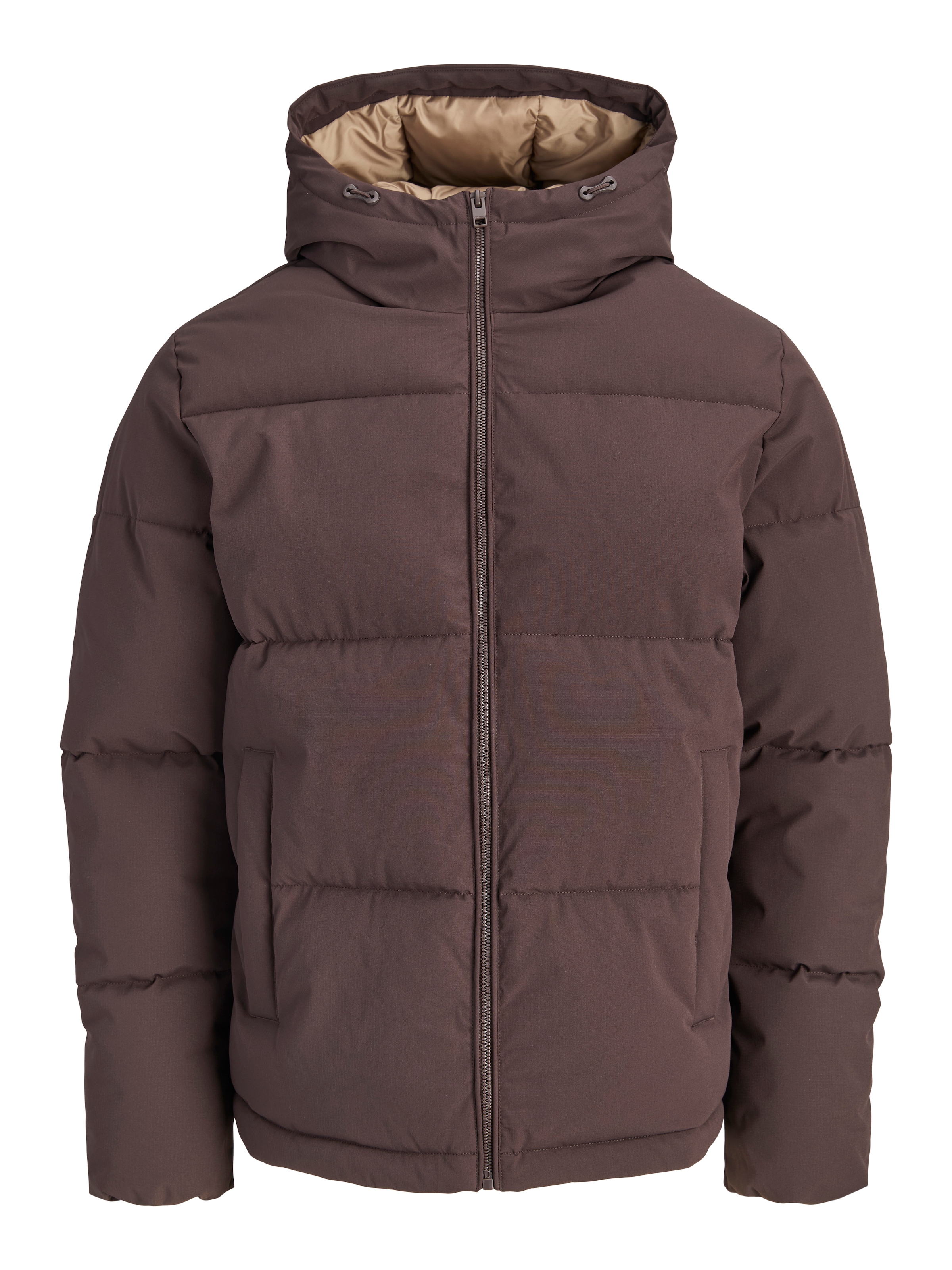 Jack & Jones PlusSize Steppjacke »JJGALAXY PUFFER JACKET PLS« mit Kapuze Kunstfaser,