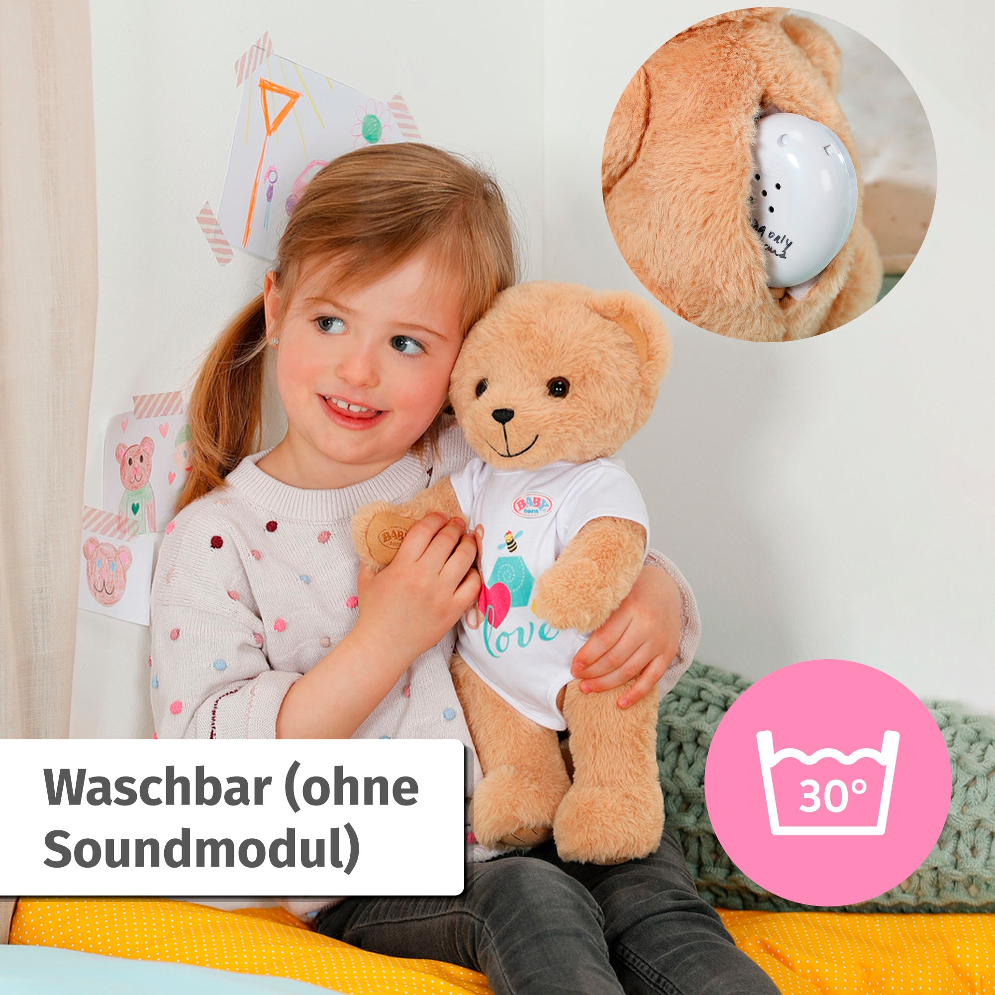 Baby Born Figurine en peluche »Singender Teddy, Deutsch«