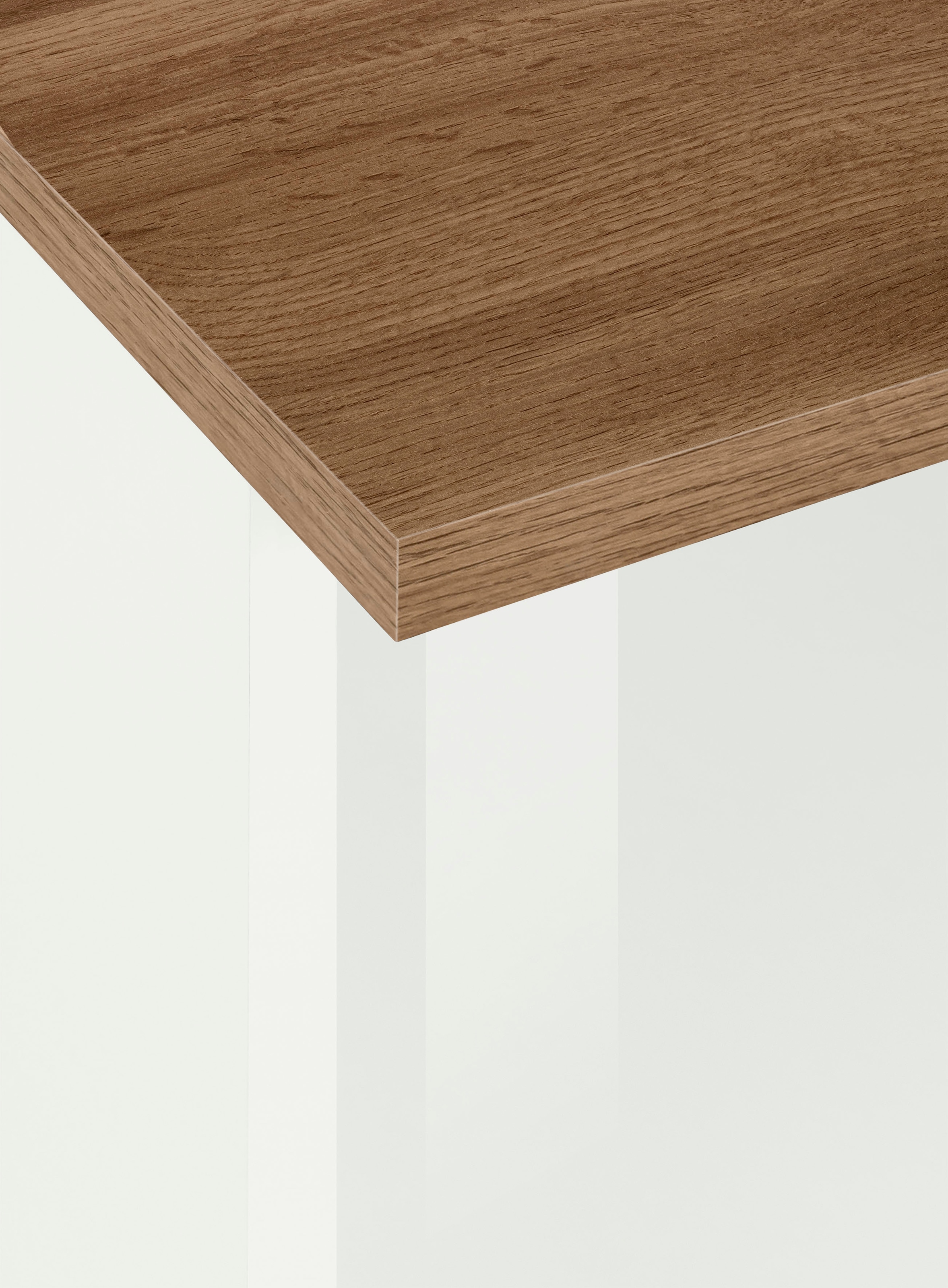 KOCHSTATION Kitchenette »KS-Virginia,neu in verbesserter Ausführung« plan de travail épaisseur 38 mm, rangement, fermeture douce,  largeur 300 cm, soft-close, sans appareils électriques