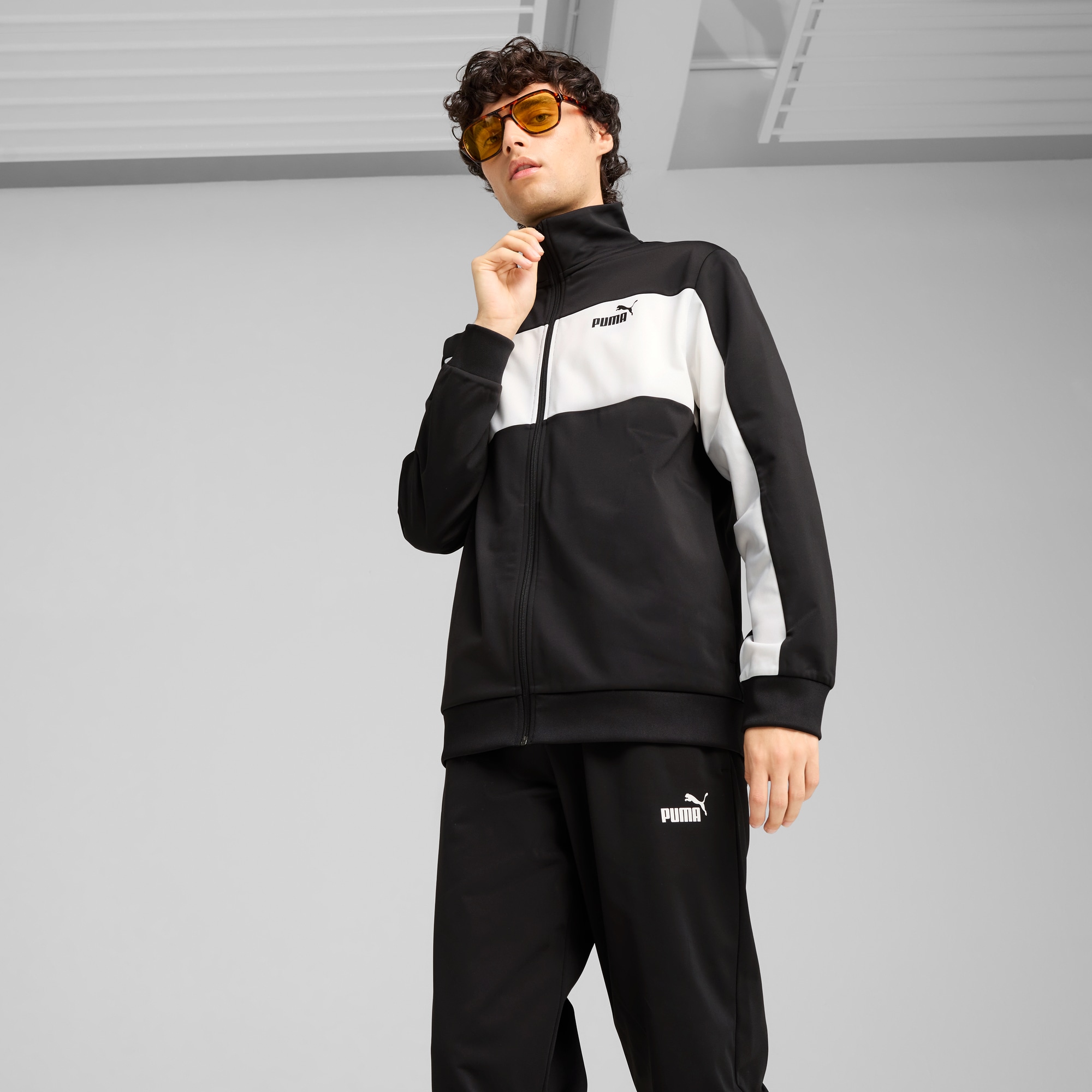 PUMA Trainingsanzug »POLY COLORBLOCK SUIT« 2 Stk. tlg.