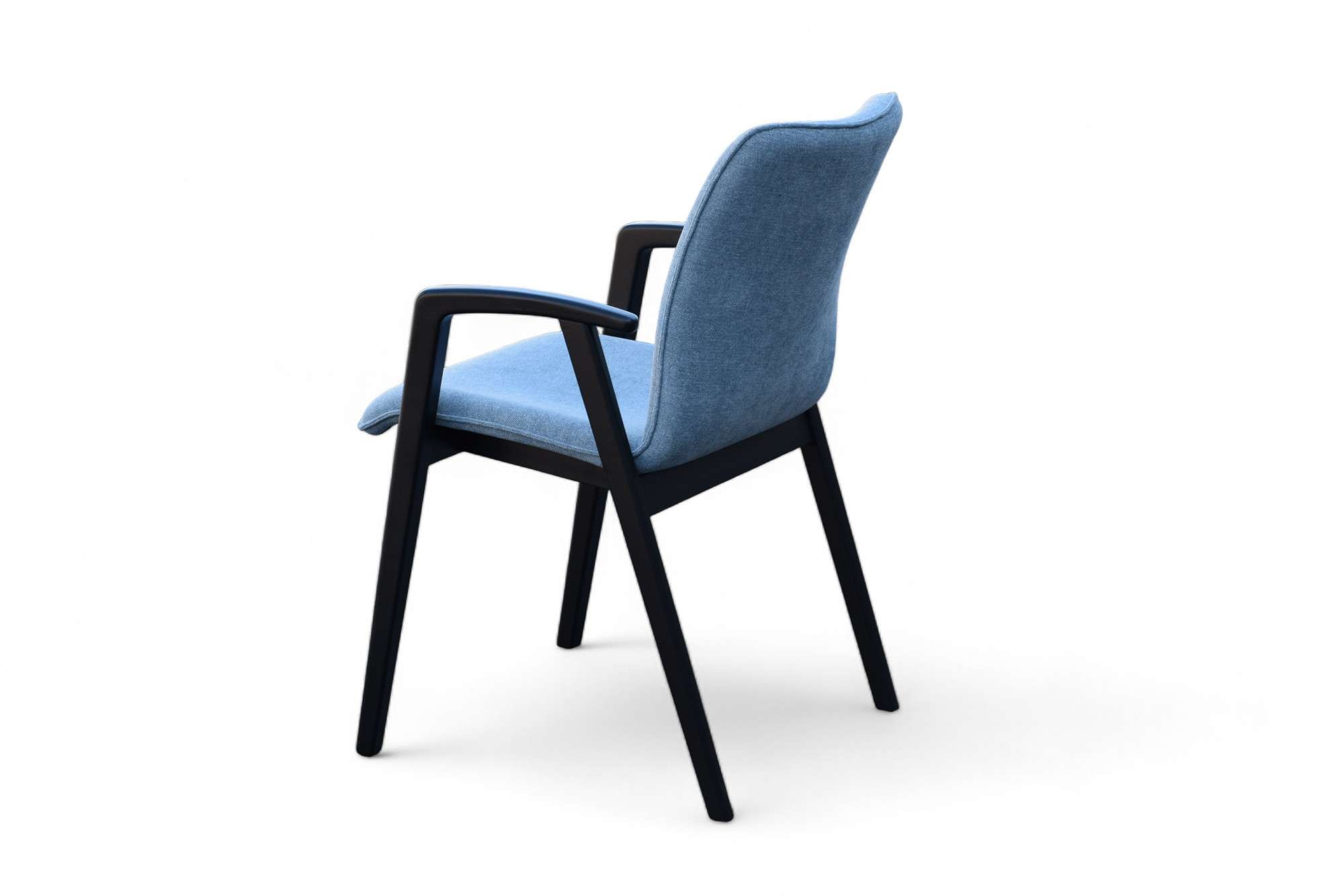 GOODproduct Armlehnstuhl »Loreen Esszimmerstuhl, Polsterstuhl, Wohnstuhl, Essstuhl mit Armlehnen« (Set) 2 Stk.Massivholzgestell und Armlehnen, stilvoll, bequem, Designstuhl