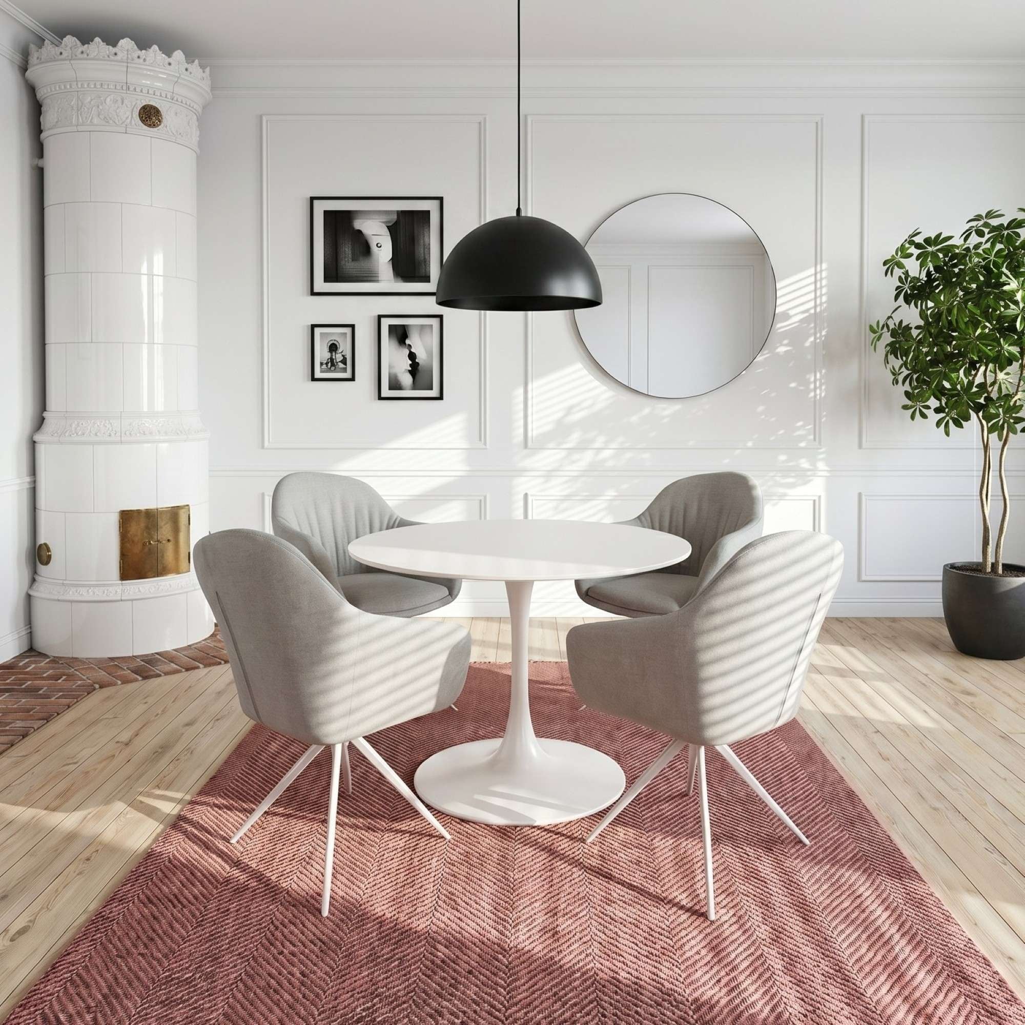 GOODproduct Chaise de salle à manger »Avisio« () 2 cuisDossier rembourré, accoudoirs et surface d'assise, hauteur d'assise 50 cm