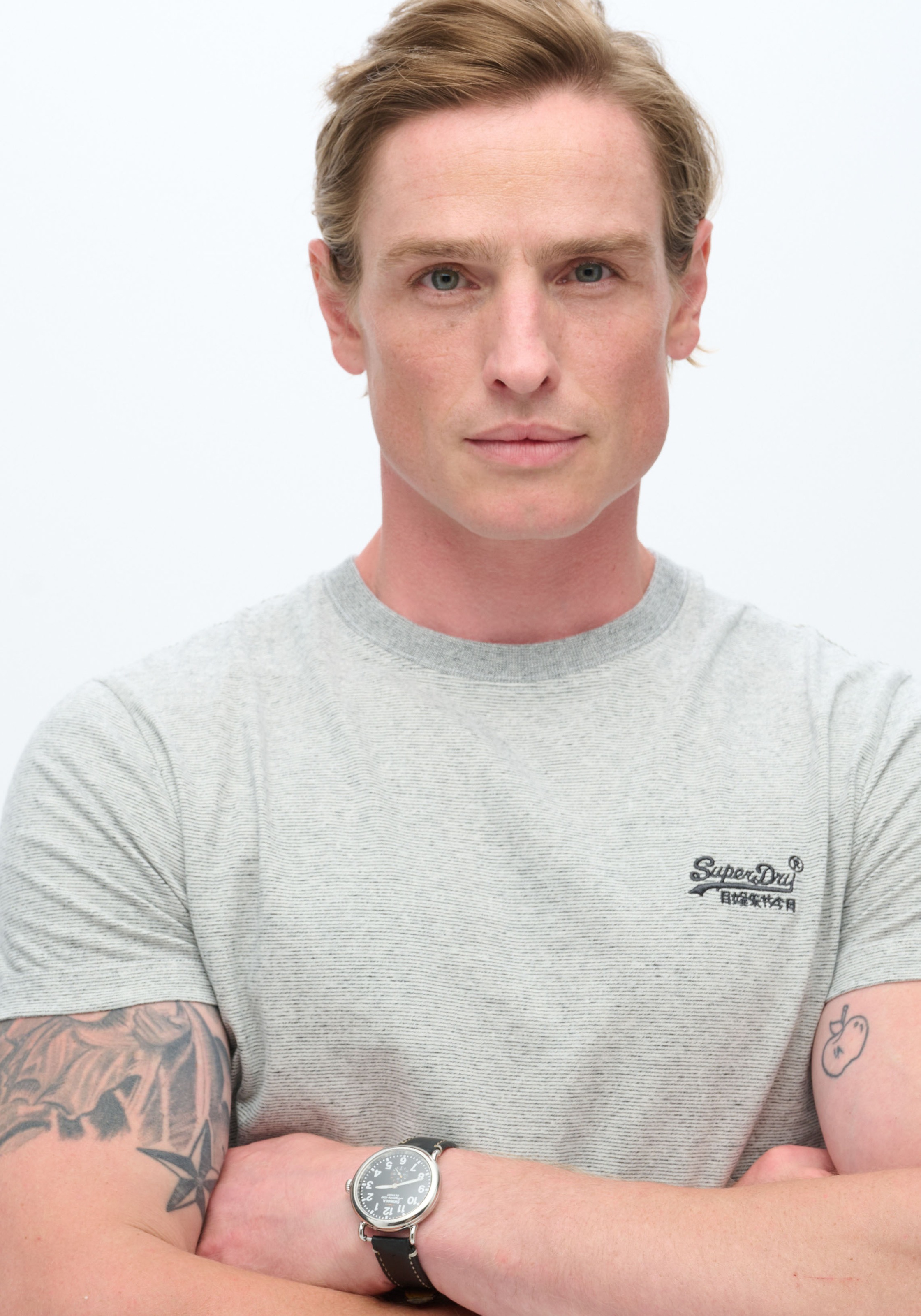 Superdry Shirt à col rond »ESSENTIAL LOGO EMB TEE«