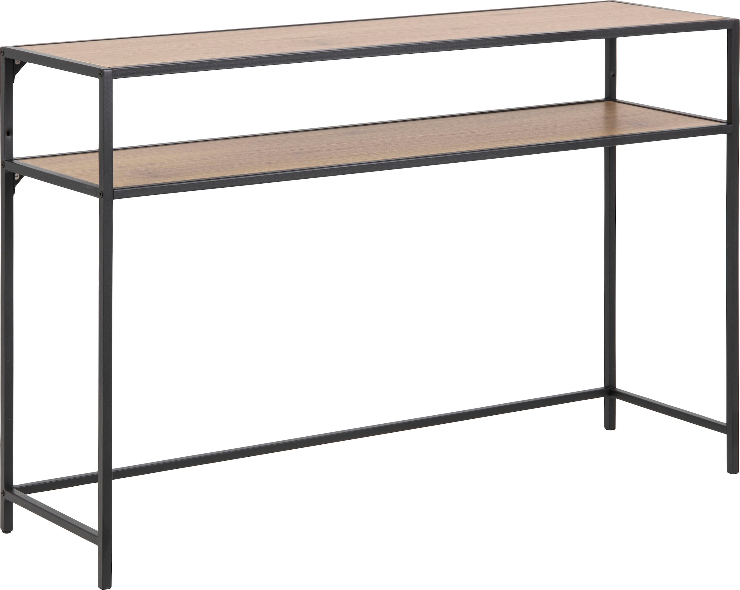 ACTONA GROUP Table console Structure métallique et 1 tablette, largeur 120 cm, autres variantes disponibles
