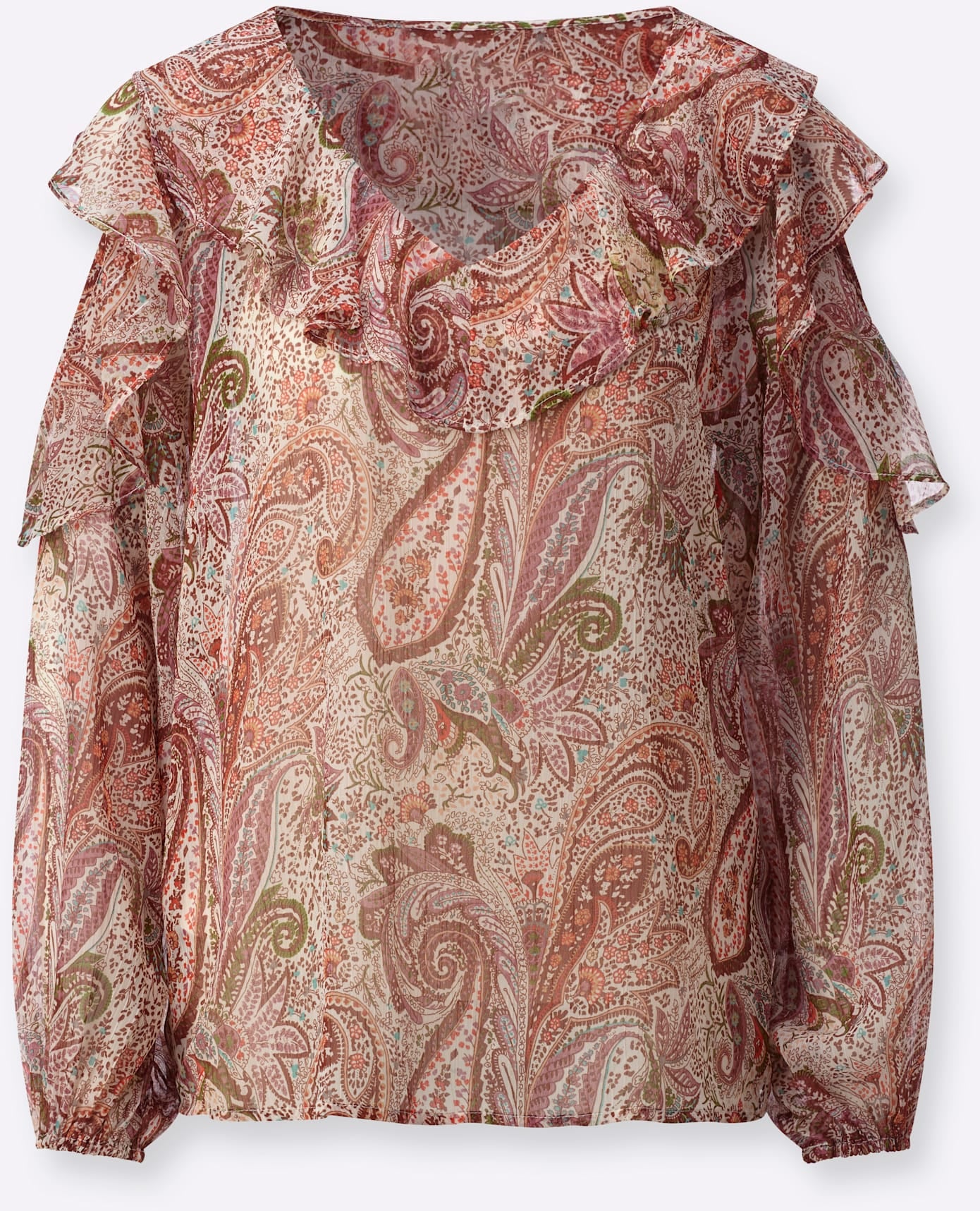 creation L Blouse en mousseline