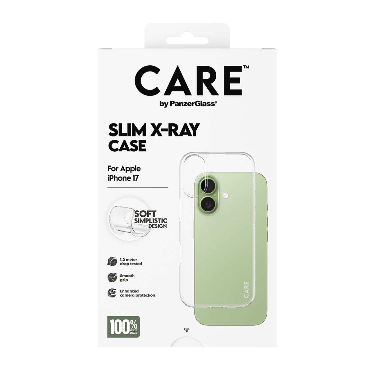 CARE by PanzerGlass Housse pour téléphone portable »Slim X-Ray Case für Apple iPhone 17« Backcover, Schutzhülle, Handyschutzhülle, Case, Schutzcase, stossfest