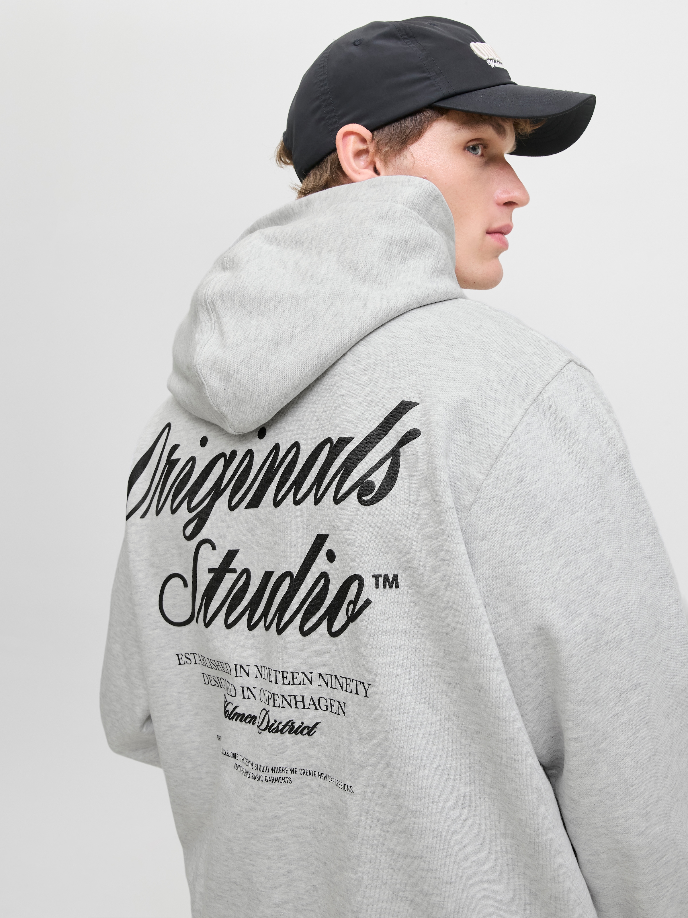 Jack & Jones Kapuzensweatshirt »JORNORREBRO TYPO BACK SWEAT HOOD SN« mit Print