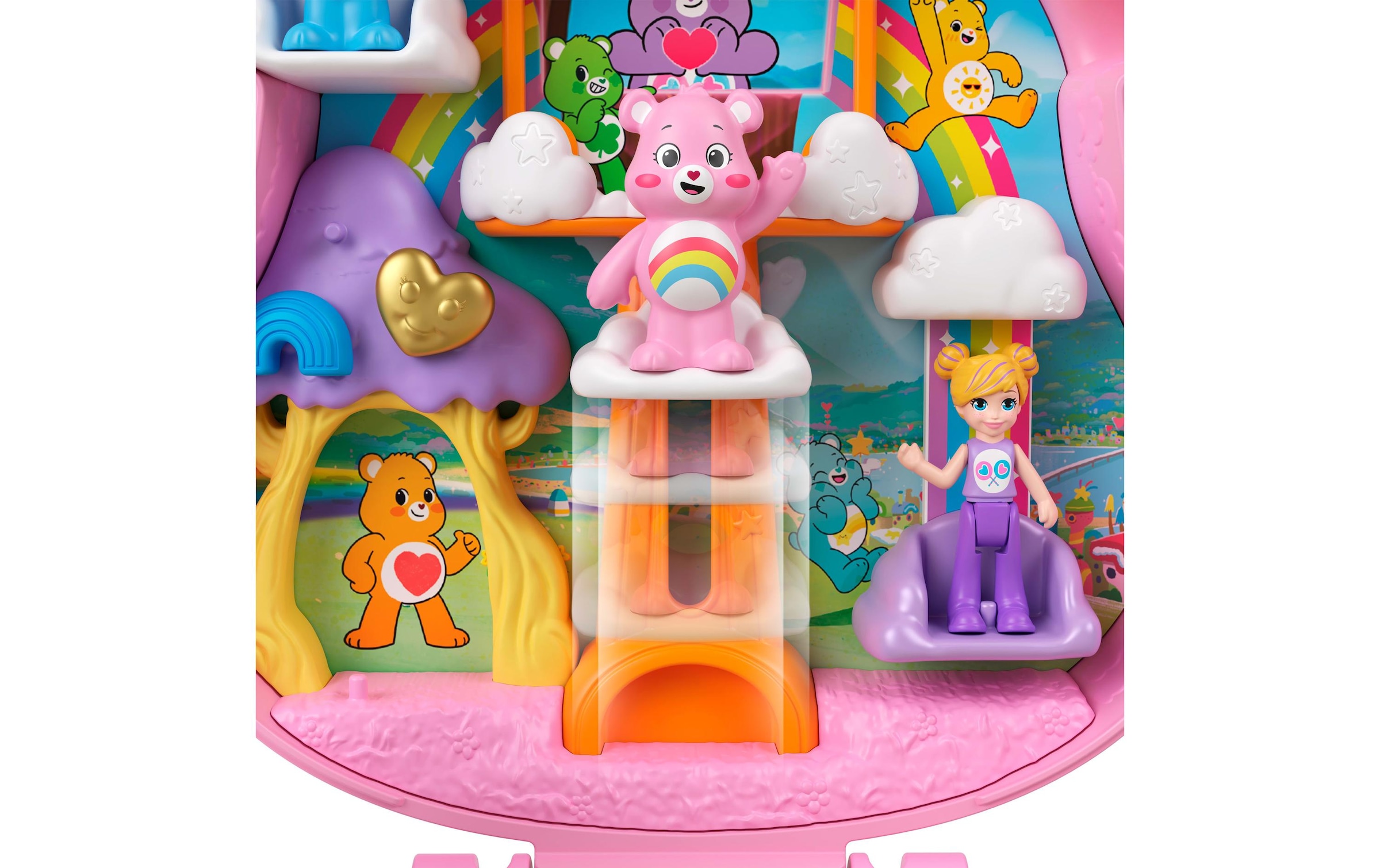 Polly Pocket Spiel »Glücksbärchis Schatulle«