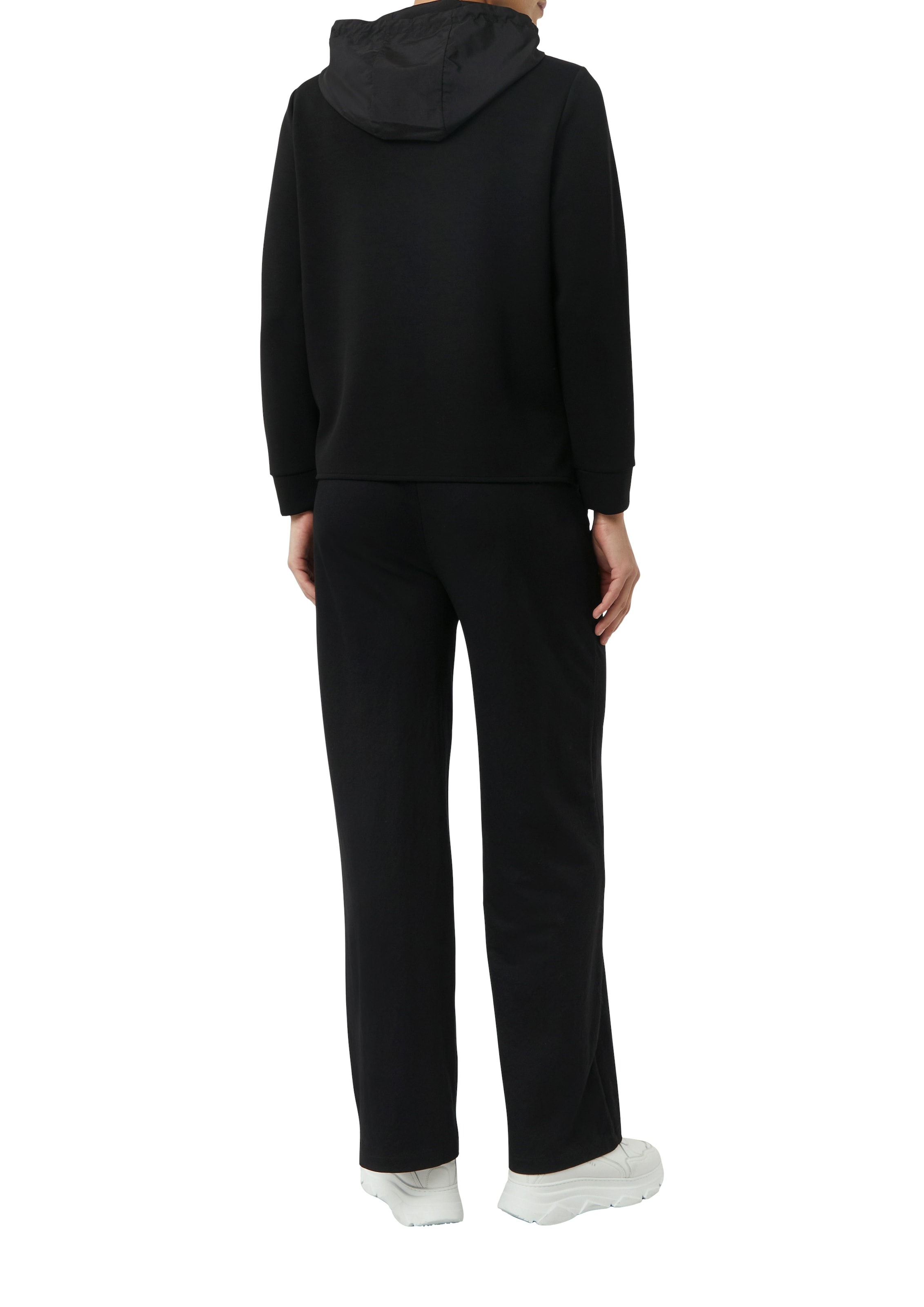 comma casual identity Kapuzensweatjacke mit aufgesetzter Brusttasche