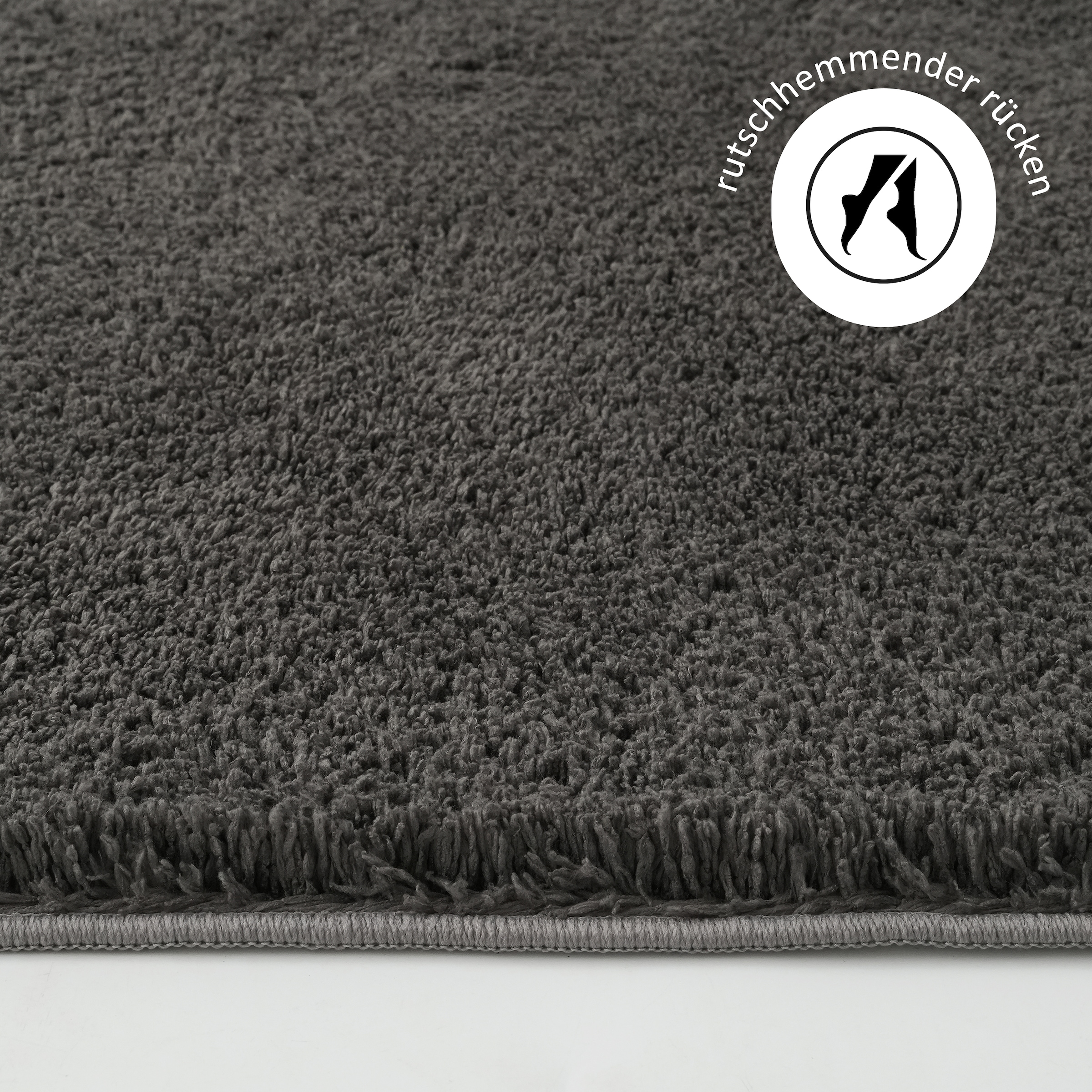 GOODproduct Teppich »Cali Shaggy« rechteckig 22 mm Höhe Uni-Farben, kuschelig, & weich, waschbar, Wohnzimmer, Schlafzimmer