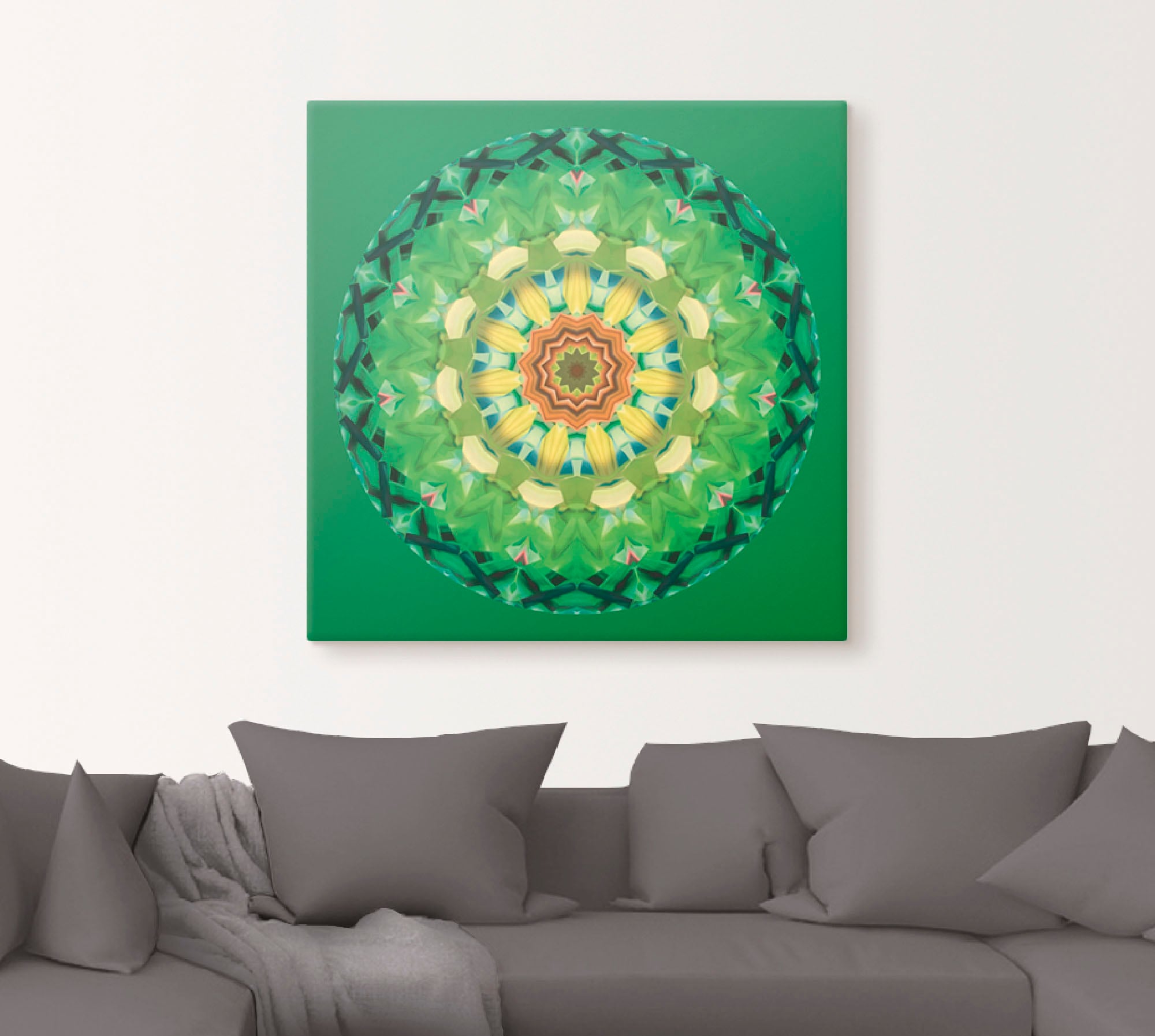 Artland Tableau sur toile »Mandala II« 1 cuis tlg. auf Holzrahmen gespannt