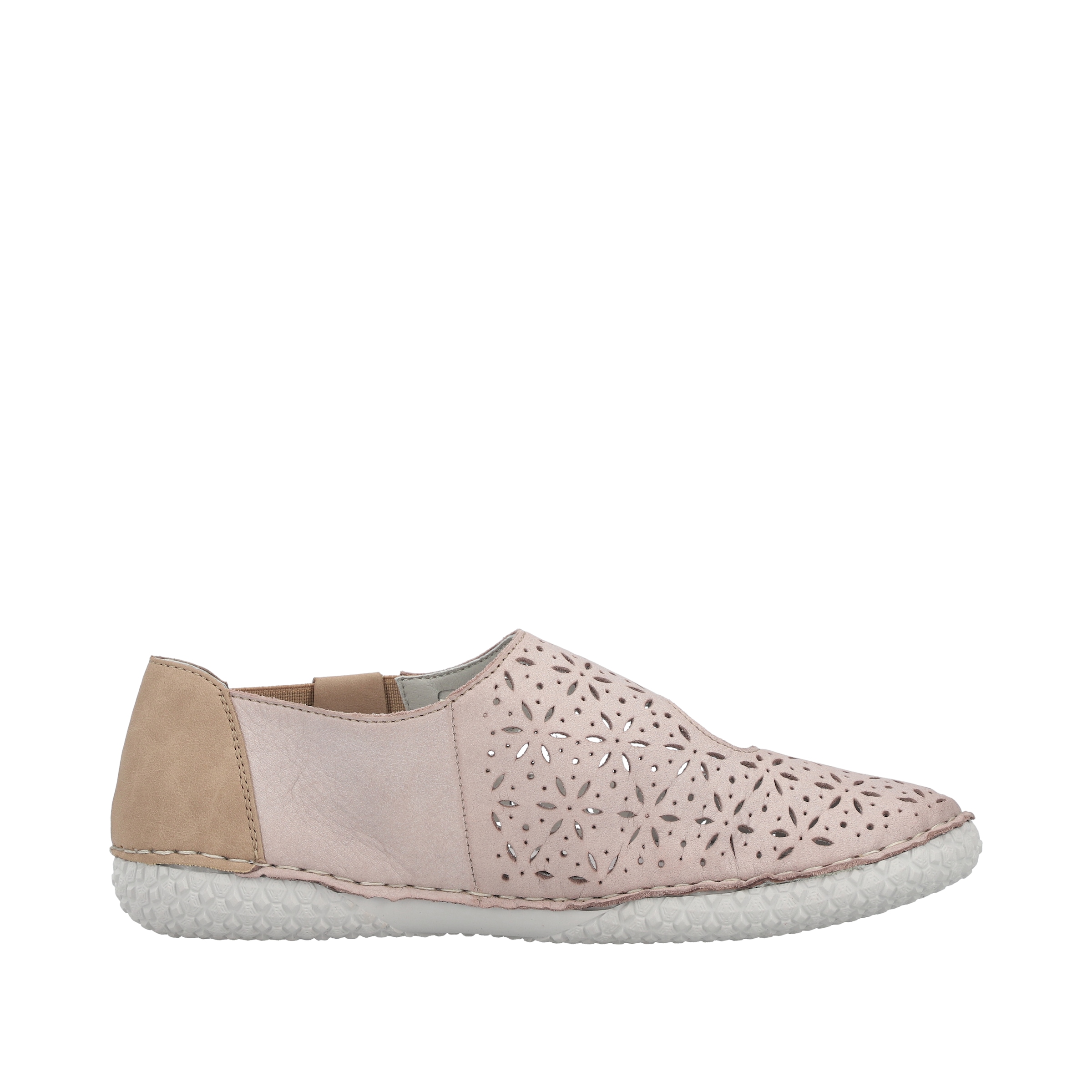 Rieker Ballerines à lanières  Mule, slipper avec perforations à la mode