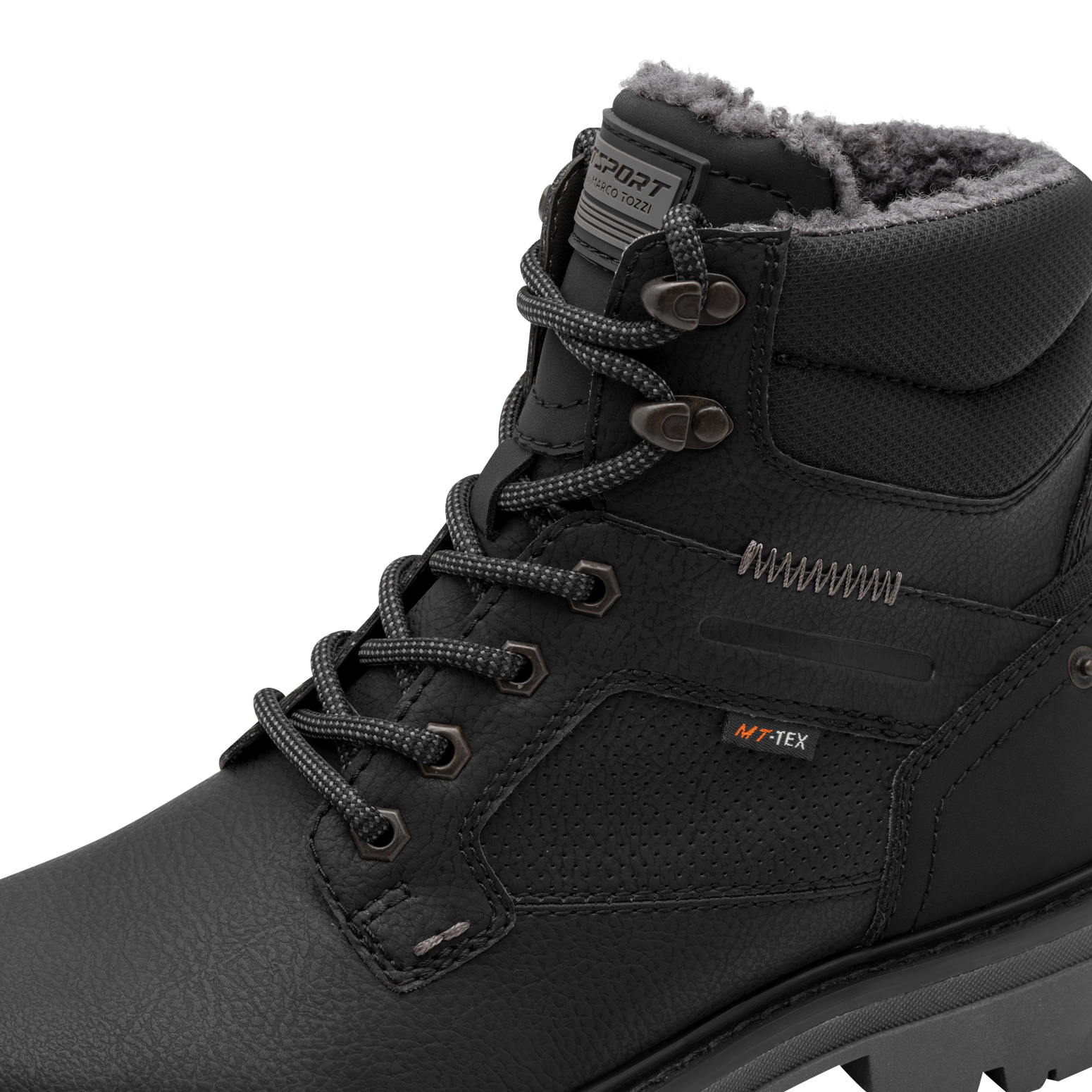 MARCO TOZZI Bottines à lacets  Bottes d'automne avec membrane TEX-Mex déperlante