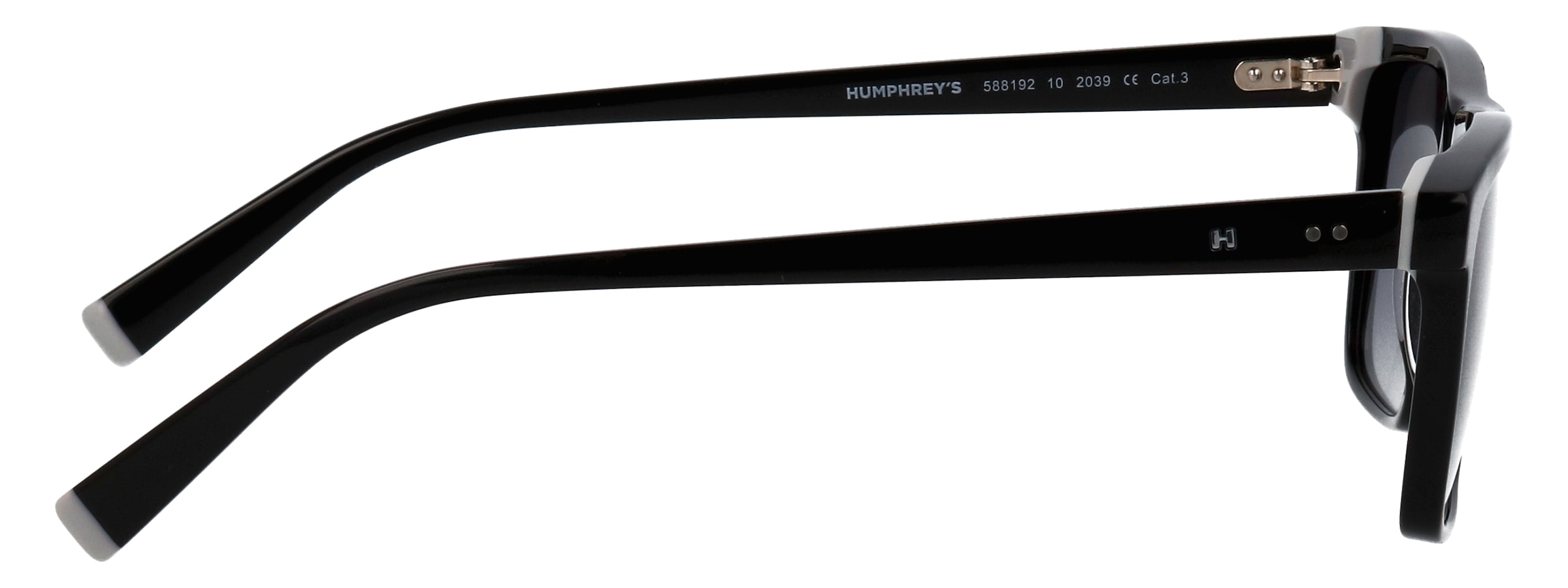 HUMPHREY´S eyewear Sonnenbrille »588192« Form Karree/Eckig , hellgrauen Akzenten am Bügel, CR 39