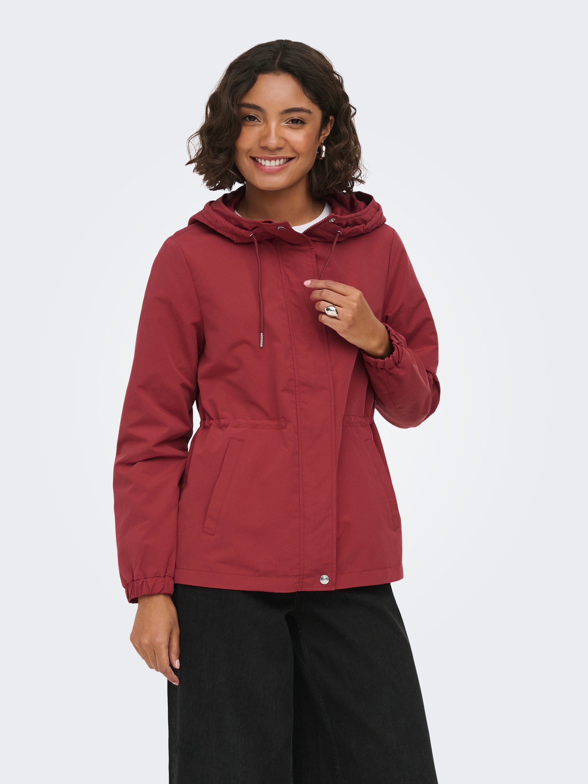 ONLY Parka »ONLASTA LIFE STRING PARKA OTW« avec capuche fibre synthétique