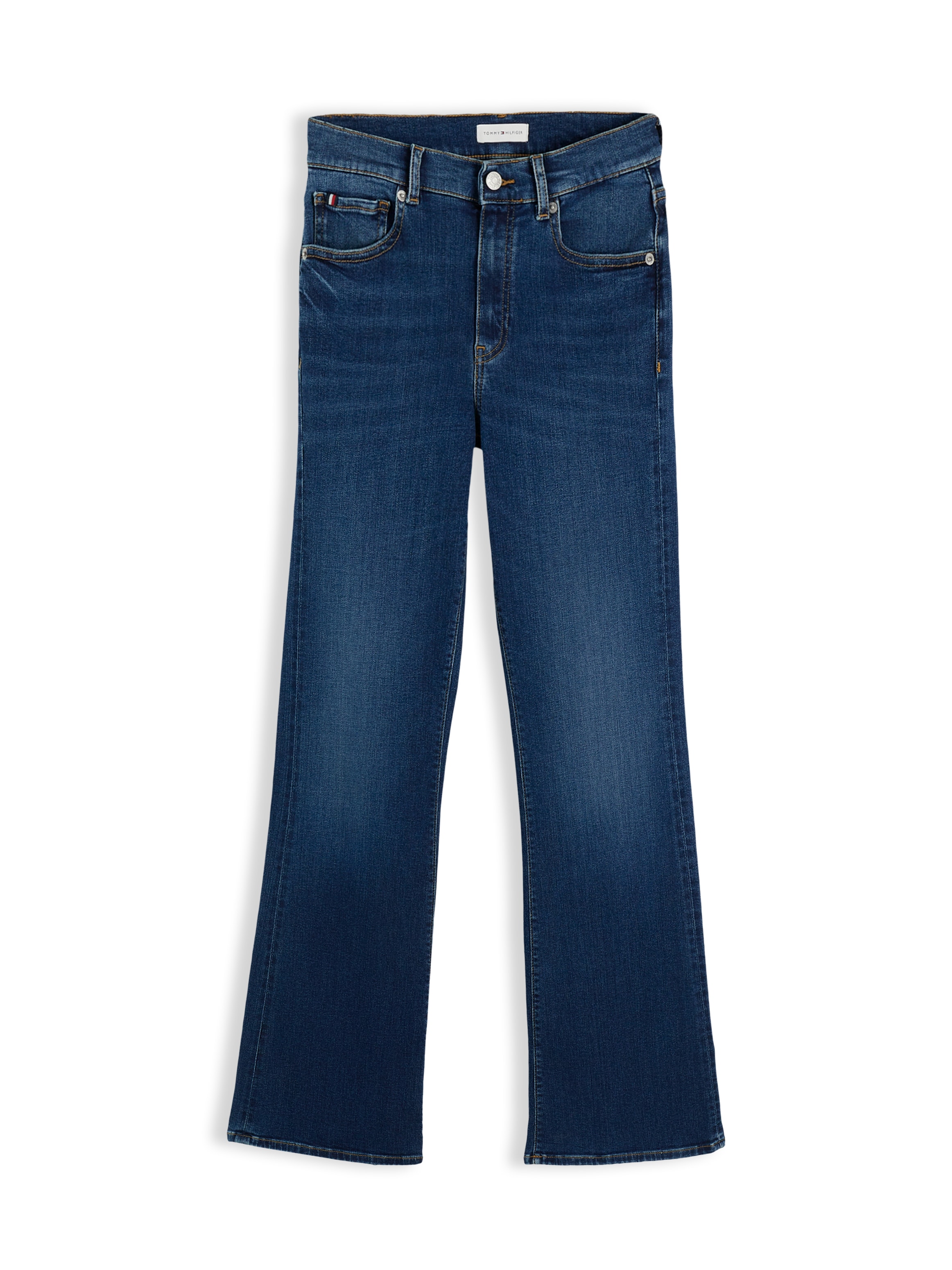 Tommy Hilfiger Bootcut-Jeans »LUNA MID RISE FLARE ESSENTIAL« Baumwollmischung, in ausgestellter Form, mid waist
