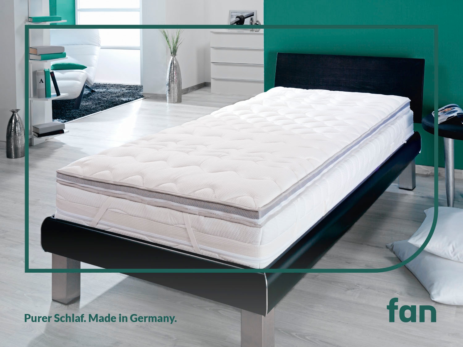 fan Topper »XXL Soft Plus, Premium Topper 90x200 cm,180x200 cm & weitere Grössen« Matratze, Boxspringbett, Hausstauballergiker geeignet, ergonomisch