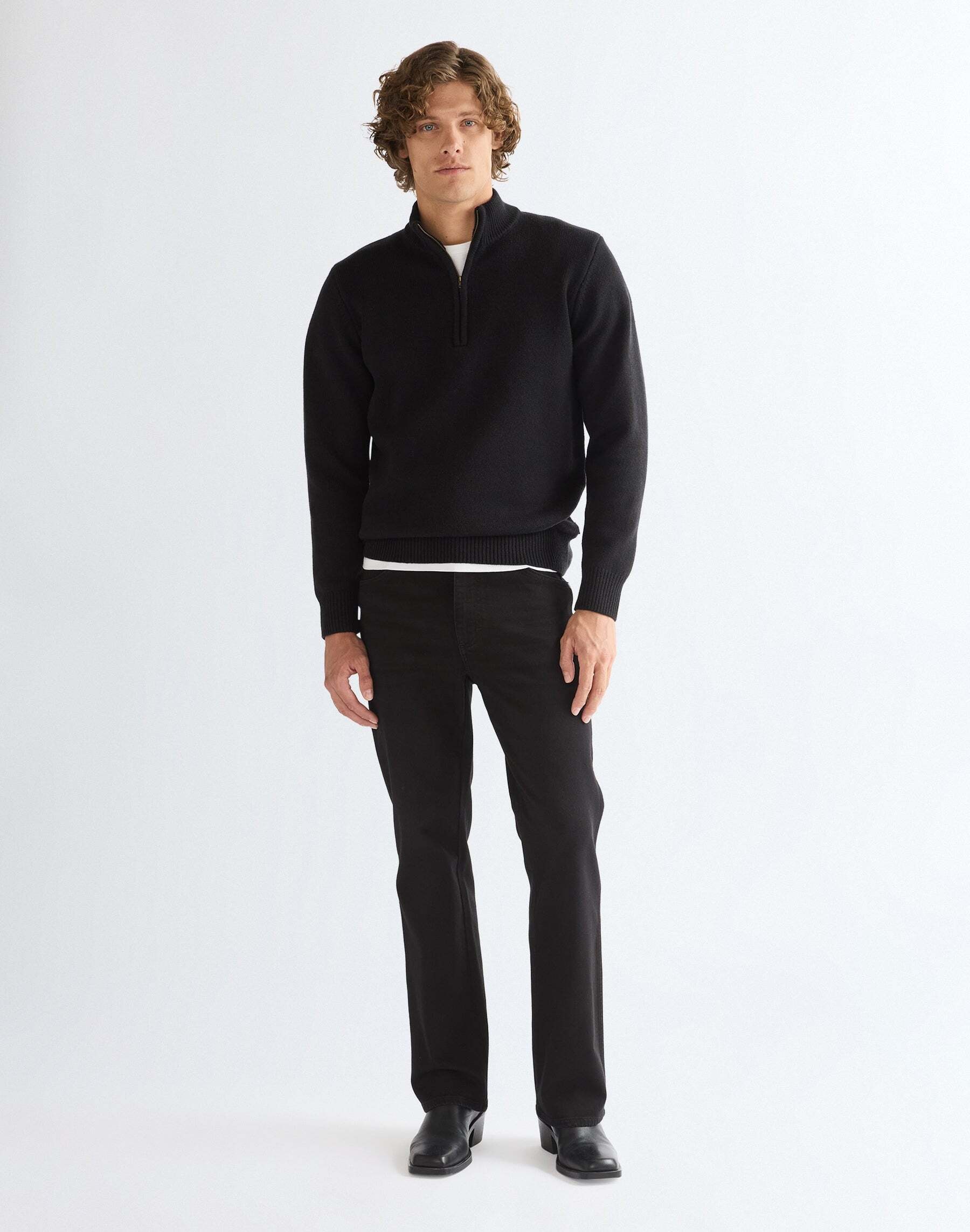 Wrangler Strickpullover »WRANGLER Pullover Quarter Zip«