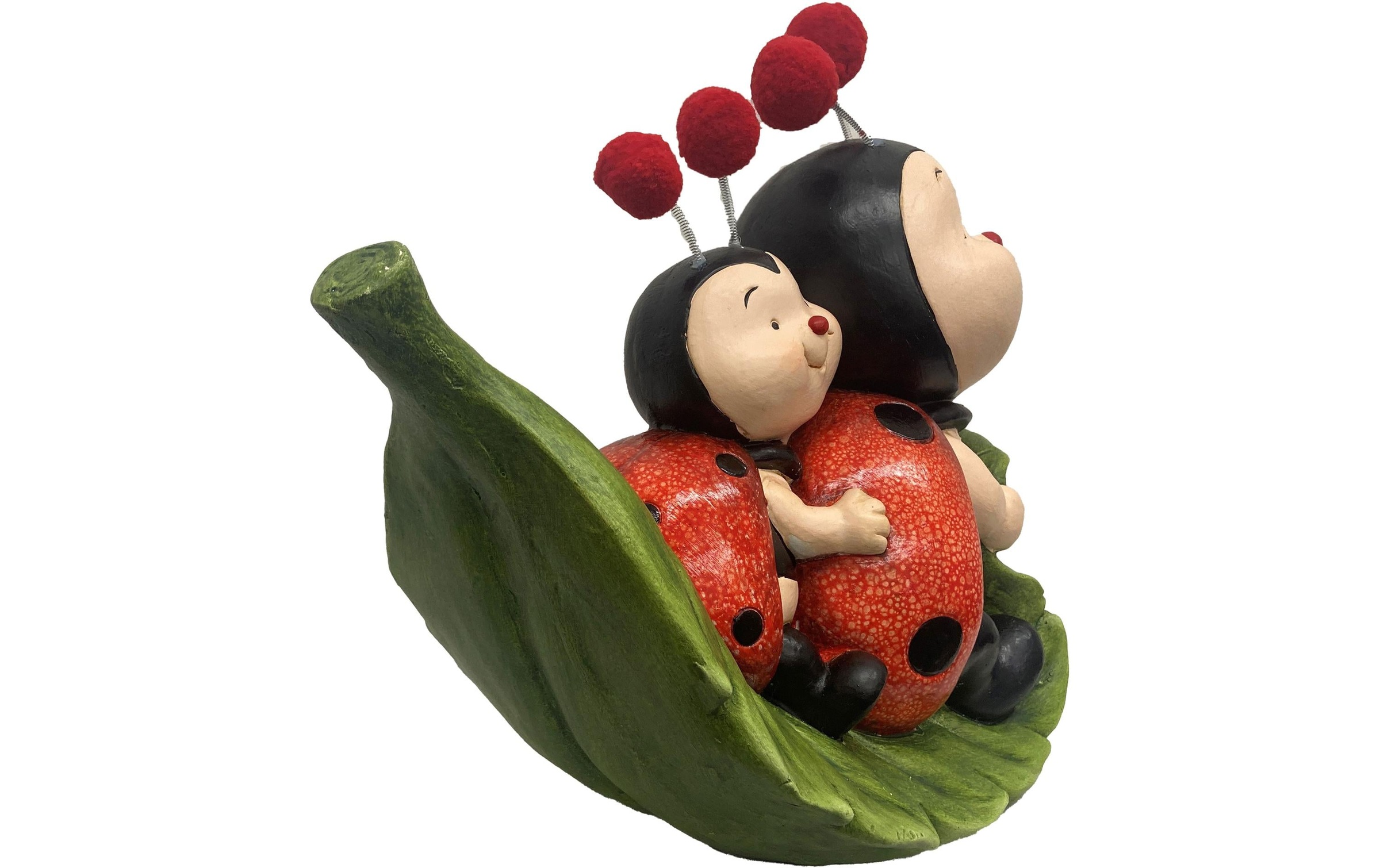   Dekofigur »Dameco zwei Marienkäfer 19 x 38,8 x 29,5 cm«
