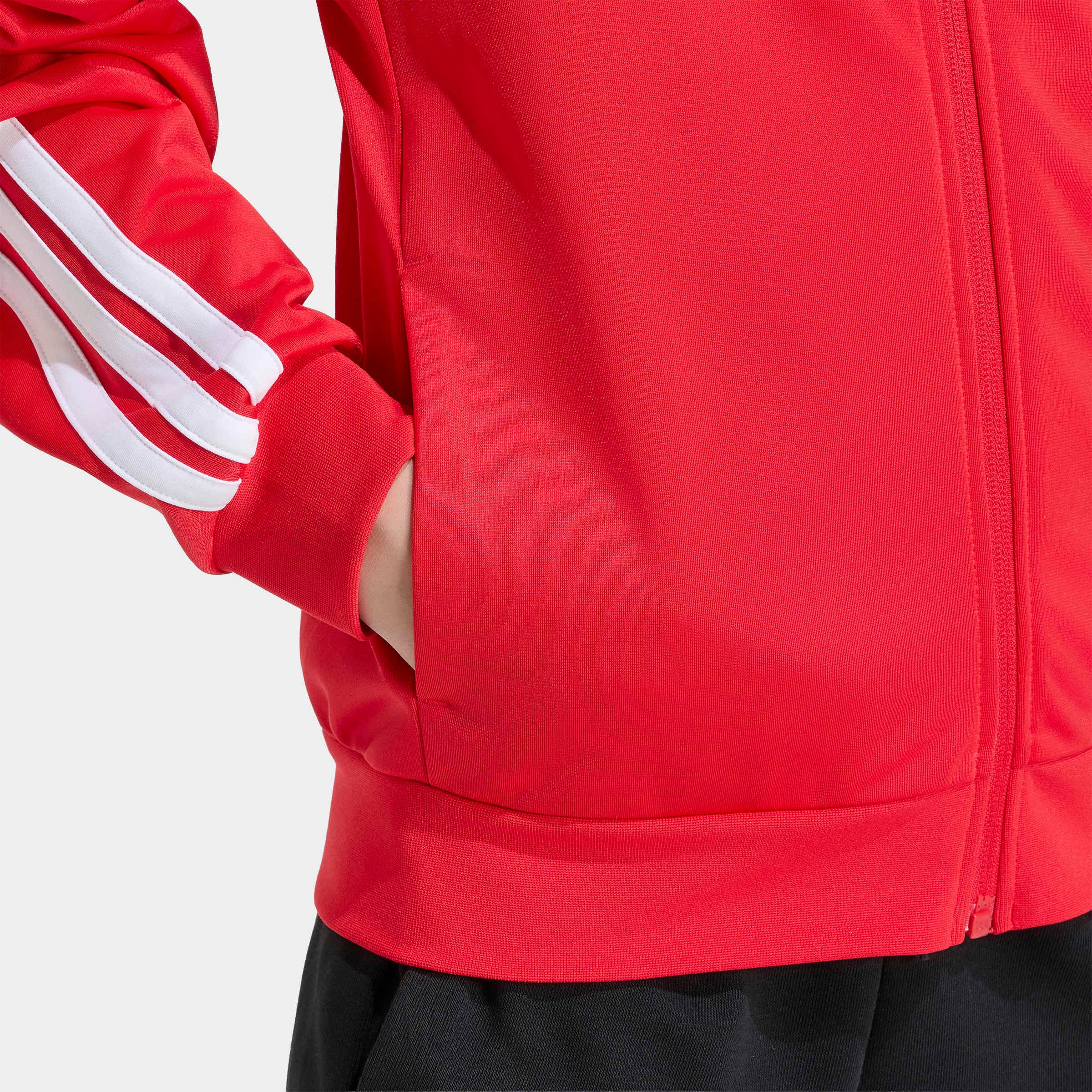 adidas Sportswear Outdoorjacke »ESSENTIALS CLIMACOOL TRACK« für Kinder, mit Reissverschluss, aus Polyester