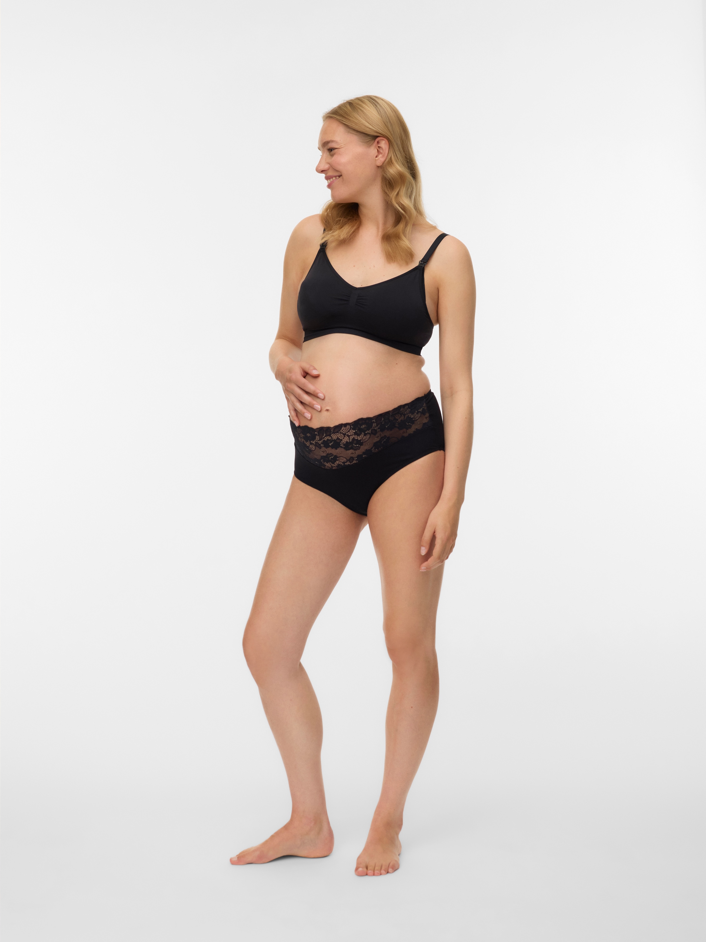 Mamalicious Bustier »MLILJA FEED ME BRA NF 2-P A. NOOS« Packung, 2 cuis mit abnehmbarem Träger