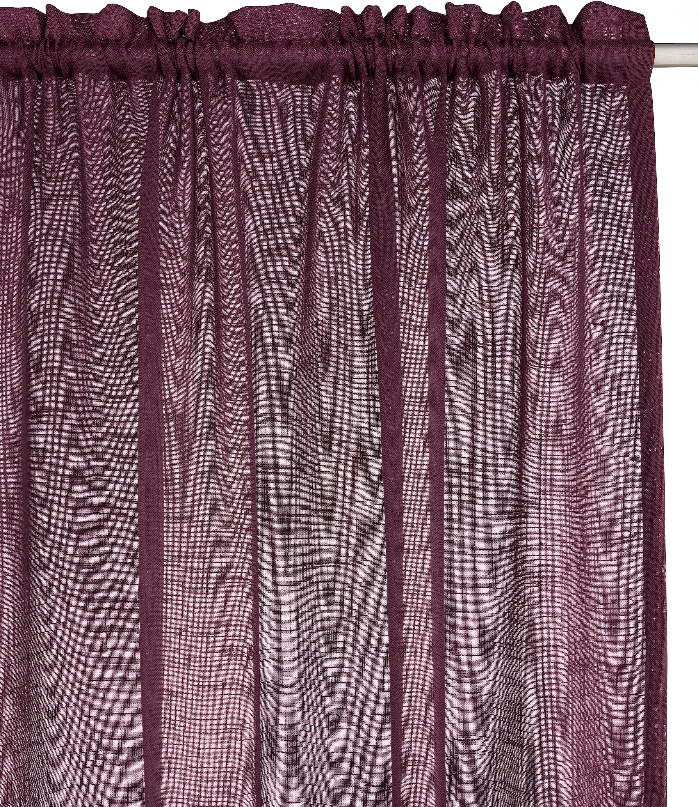 LeGer Home by Lena Gercke Rideau »Marusha« Passage tige 1 cuis tlg. 1 Schal, Leinenoptik, grob gewebt, verschiedene Grössen,