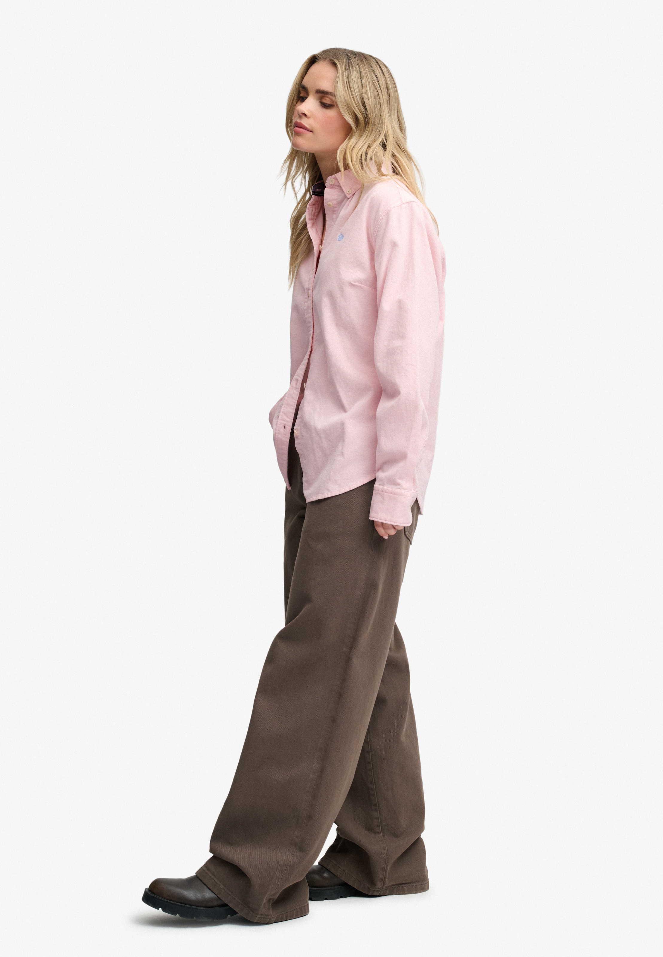 Superdry Hemdbluse »NEEDLE CORD BD L/S SHIRT« Baumwolle, slim fit, aus feinem Cord